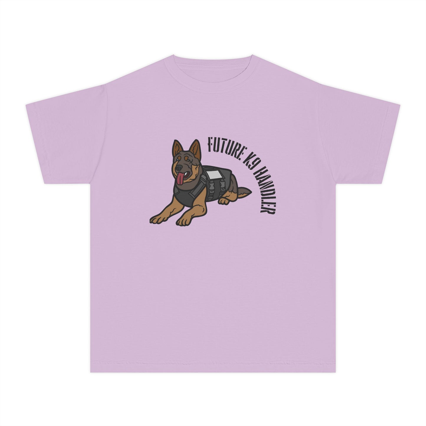Future K9 Handler Youth Midweight T-Shirt, Dog Lover Gift, Kids Tee, Training Apparel, Animal Enthusiast Clothing