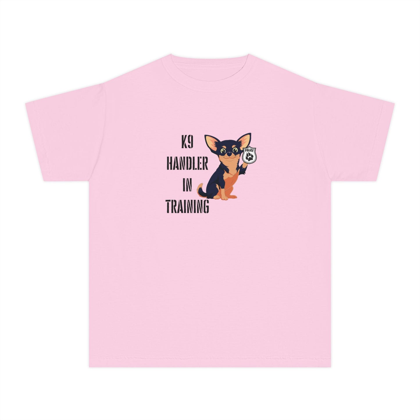 'K9 Handler in Training' Youth Tee, Dog Training Shirt, Gift for Dog Lovers, Youth Costume, Animal Handler Apparel