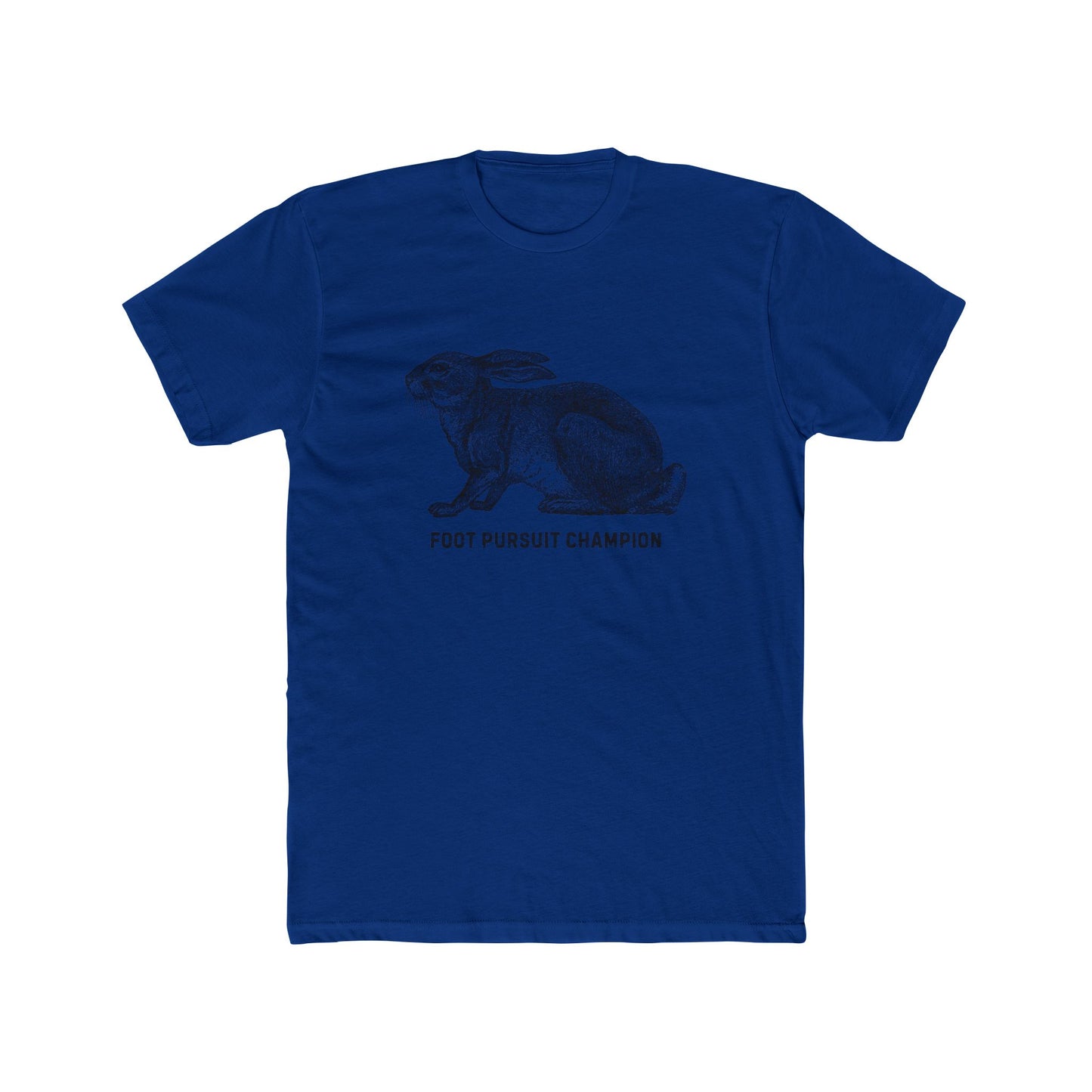 Unisex Cotton Crew Tee -Foot Pursuit Champion Design