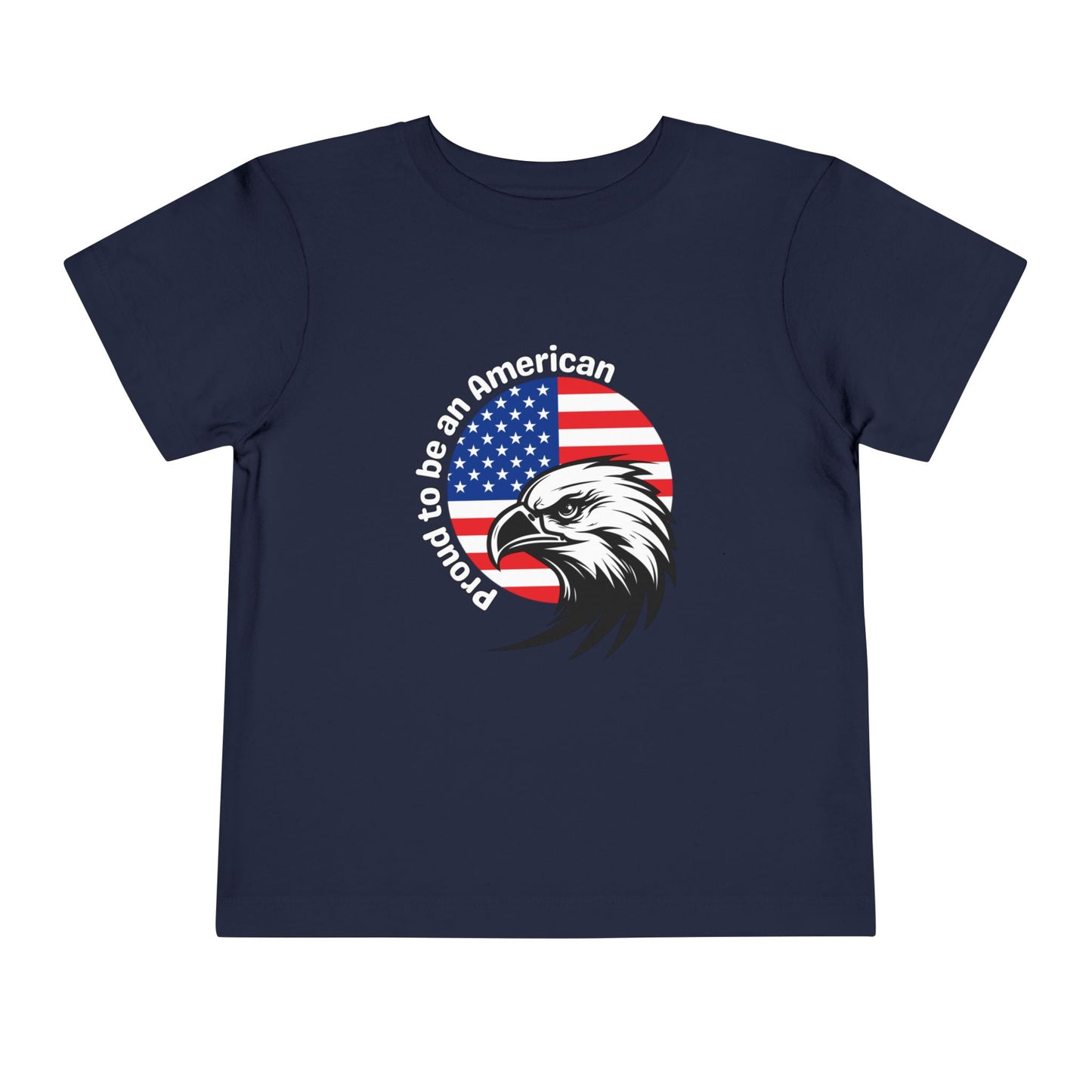 'Proud to be an American' Toddler Tee with Eagle Design