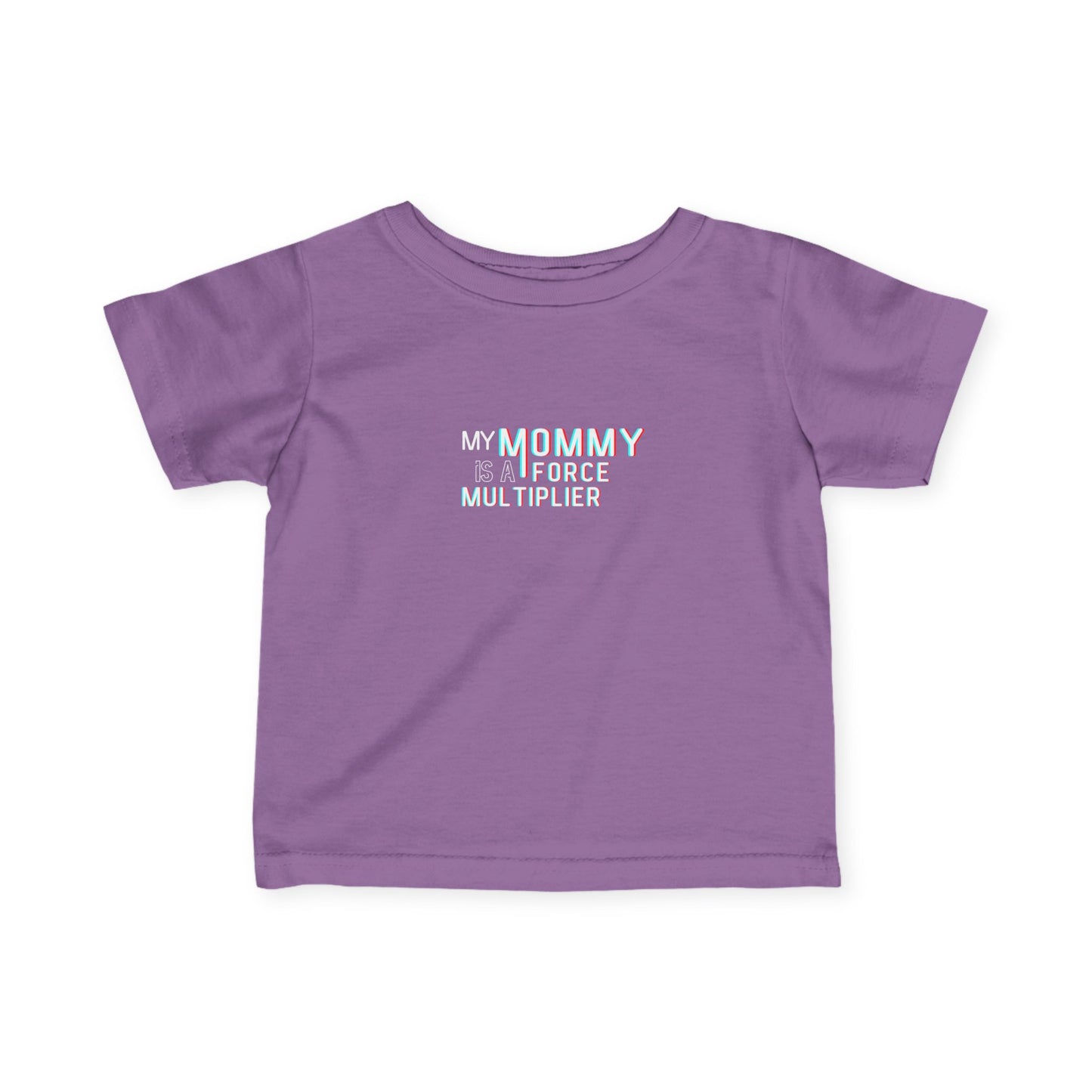 My Mommy is a Force Multiplier Playful Infant Tee | Cute Baby Shirt, Funny Toddler Outfit, Gift for New Moms, Baby Shower Present, Everyday Wear