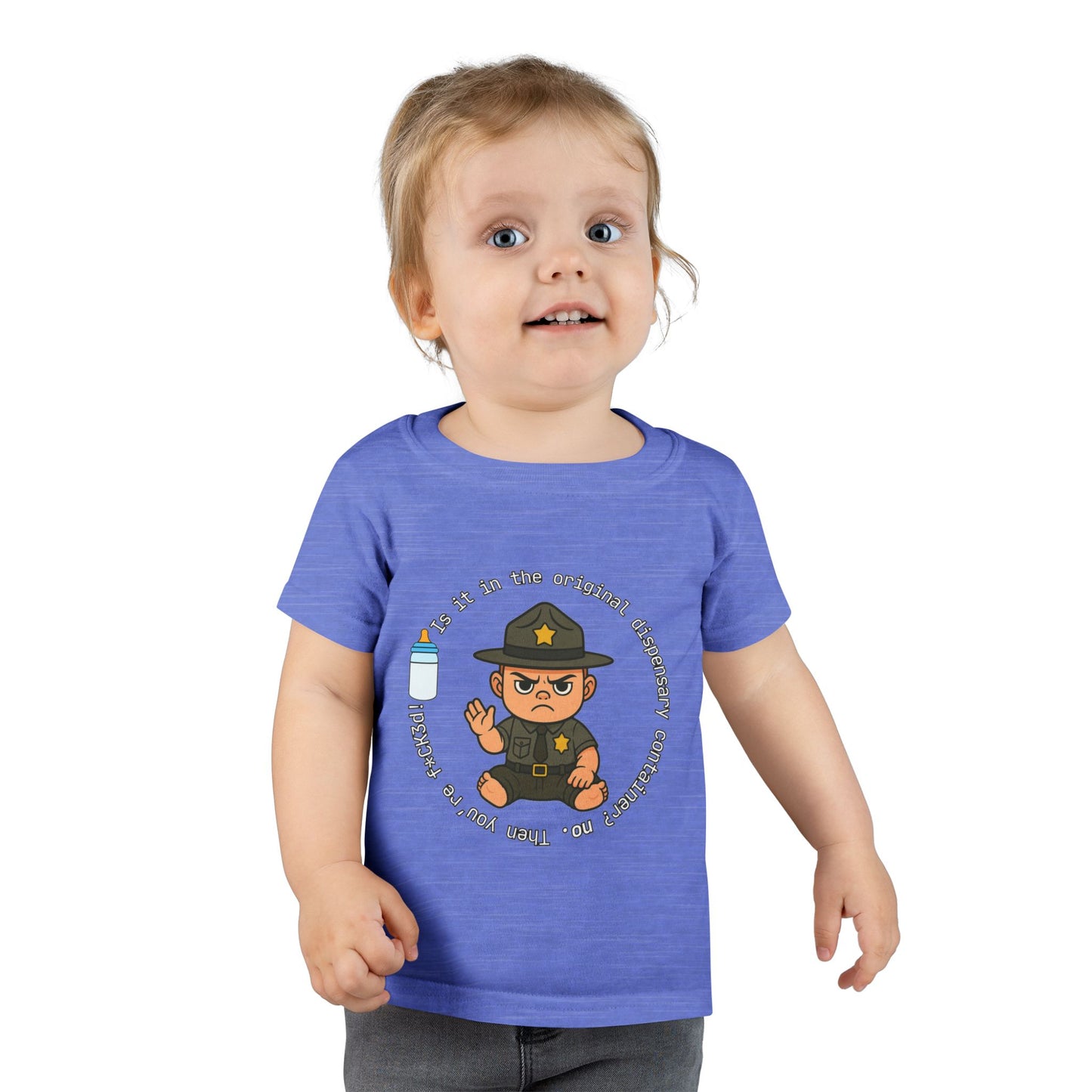 CT Trooper design - Funny Toddler T-shirt, Law Enforcement Humor