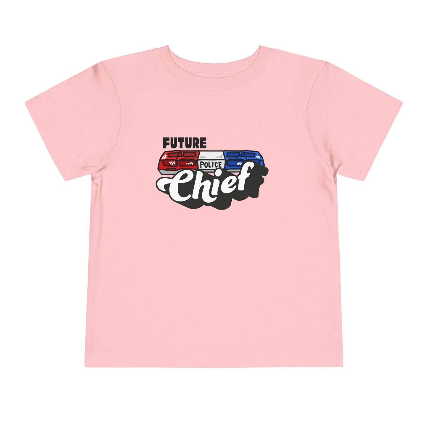 'Future Police Chief' Toddler Tee, Kids Law Enforcement Shirt, Cute Police Officer Outfit, Gift for Aspiring Chief, Toddler Police Tee