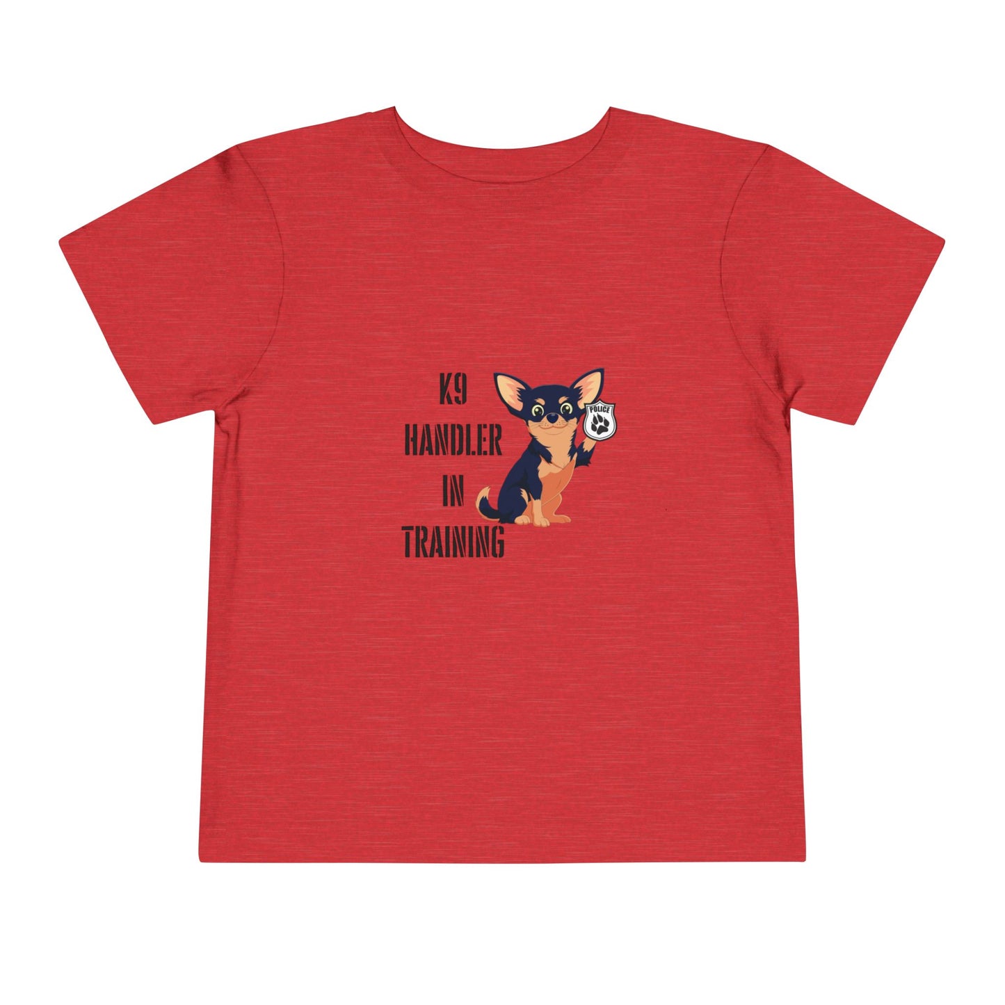 K9 Handler  in Training Toddler Tee - Cute Dog Shirt, Pet Training Gift, Kids Animal Lover Top, Birthday Present for Boys and Girls