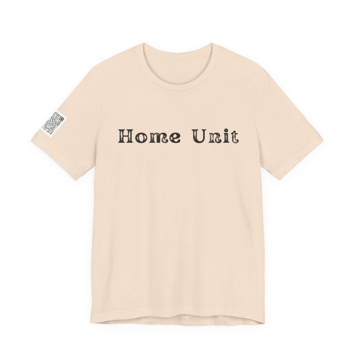 'Live for What You'd Die For' Inspiring Unisex Jersey Short Sleeve Tee, Motivational Shirt, Casual Wear with Home Unit QR code sleeve