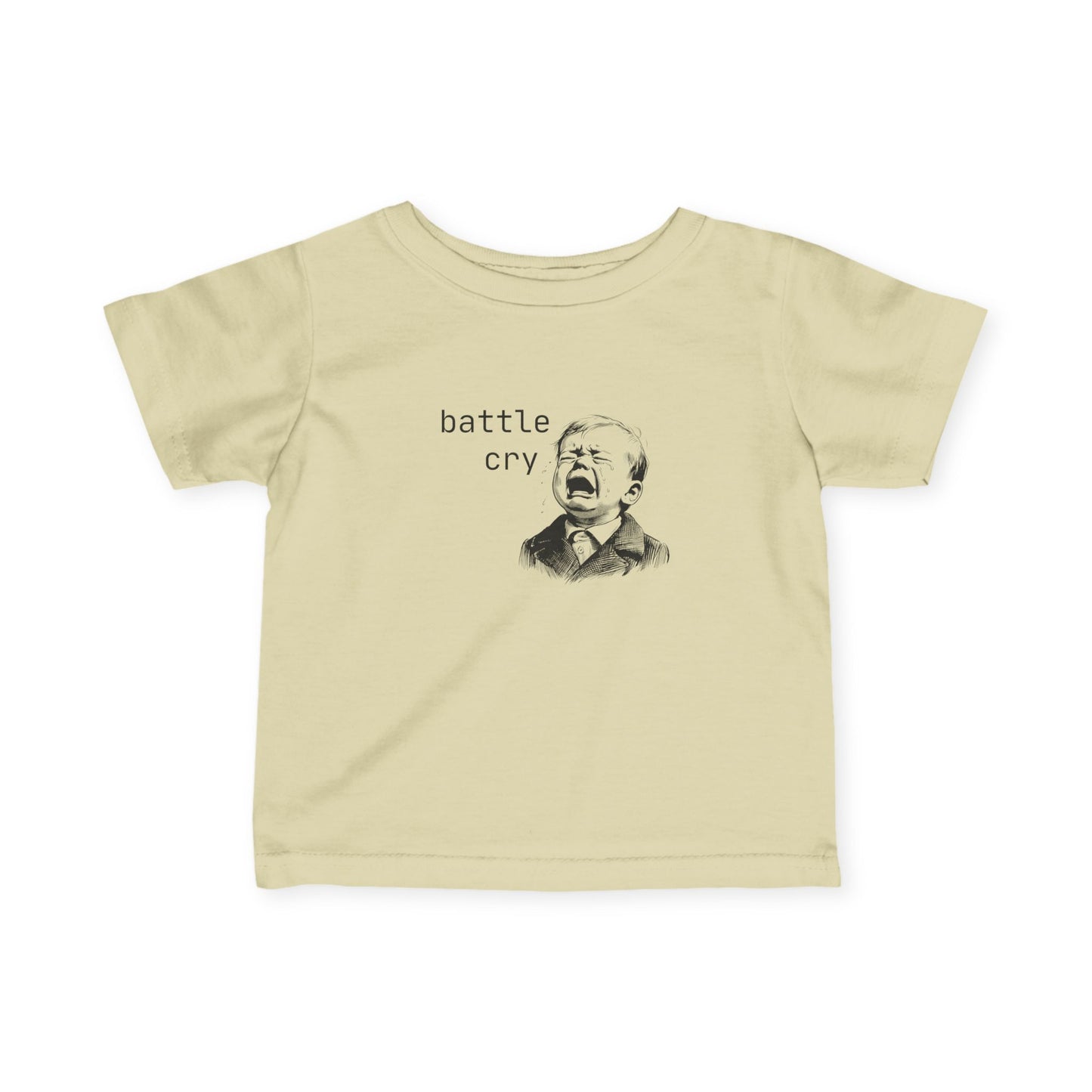 Battle Cry Infant Tee, Cute Baby Shirt, Funny Toddler Top, Unique Gift for Kids, Baby Shower Present, Baby Clothes