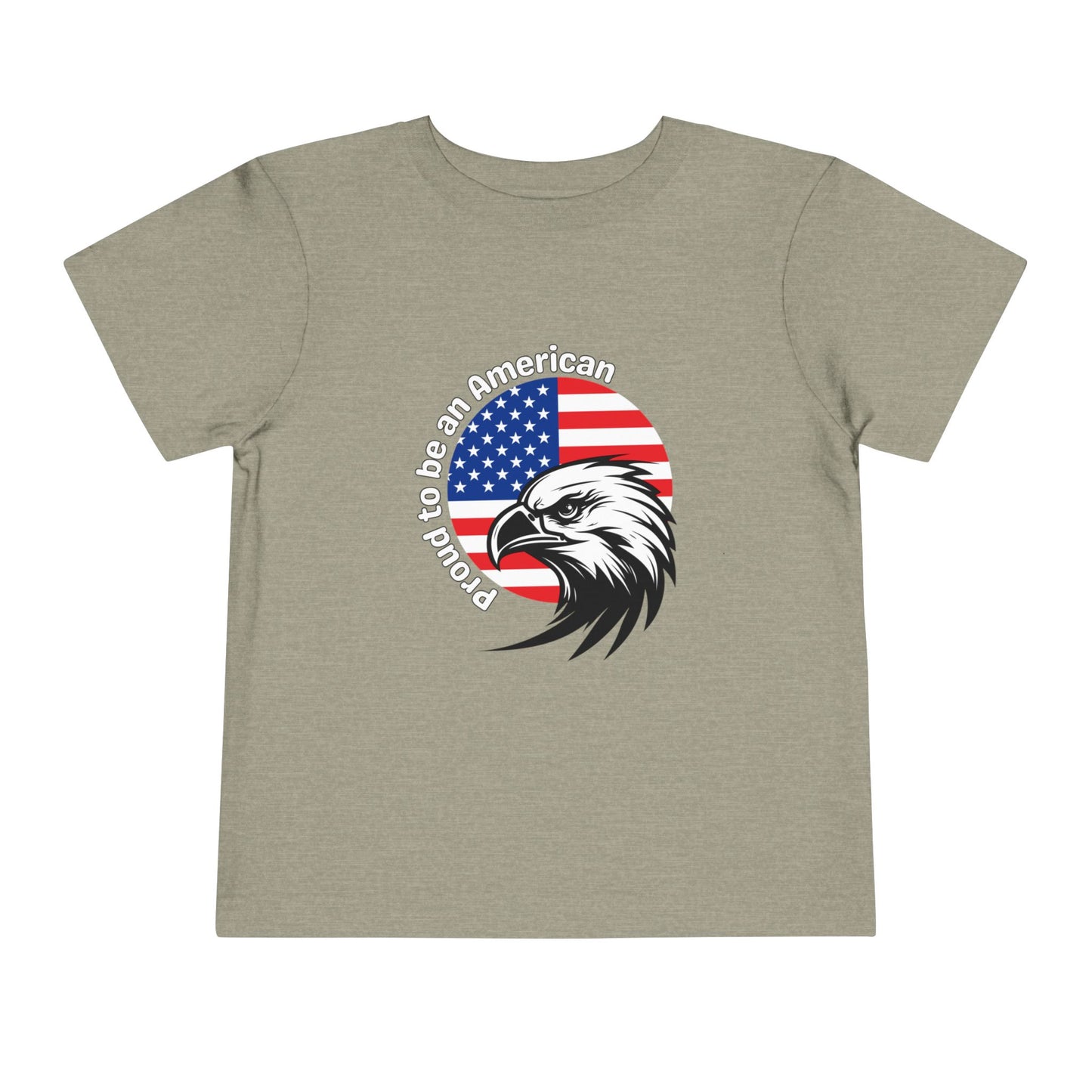 'Proud to be an American' Toddler Tee with Eagle Design
