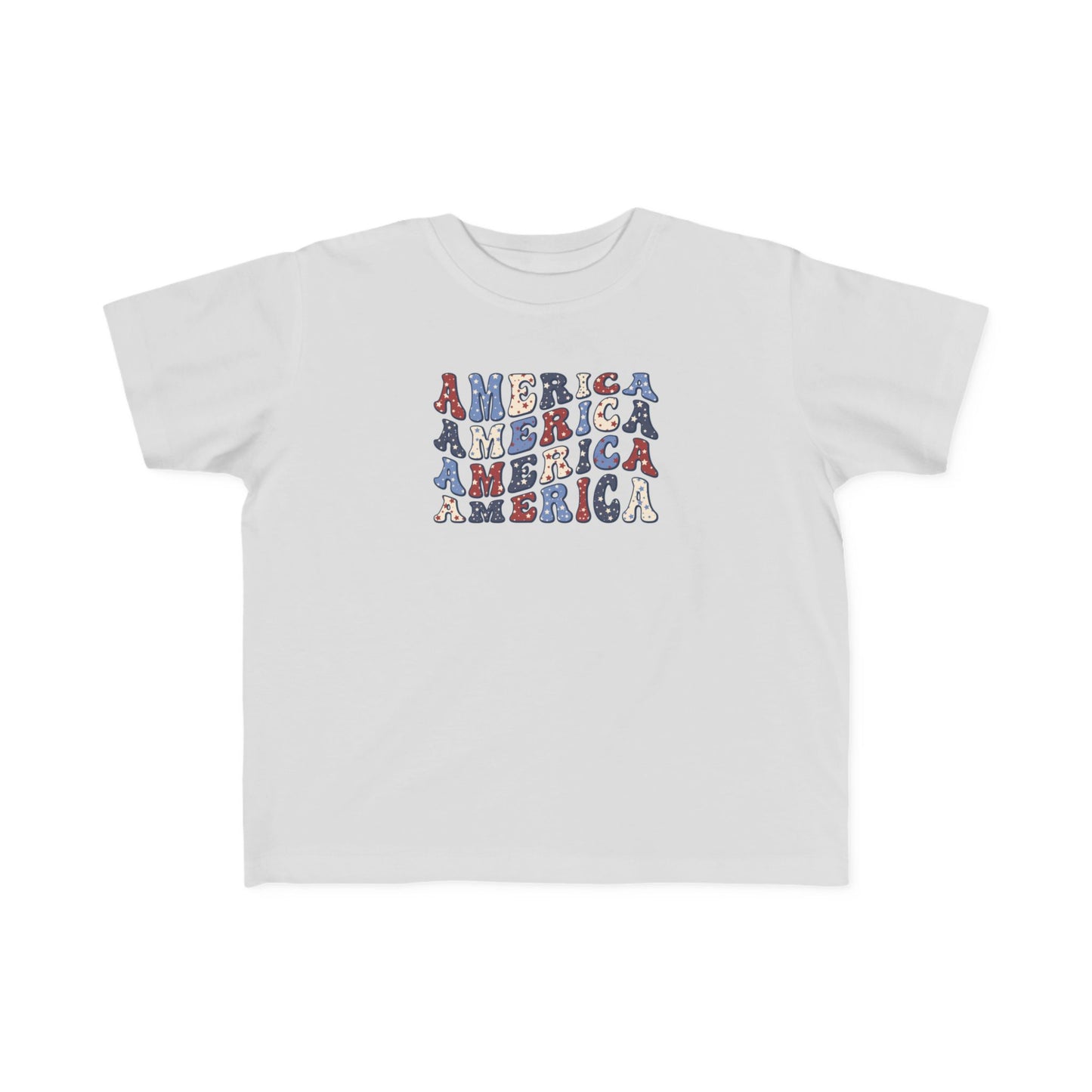 'America' Toddler Tee, Independence Day Shirt, Kids USA T-Shirt, Patriotic Baby Clothes, 4th of July Outfit, Toddler Gift