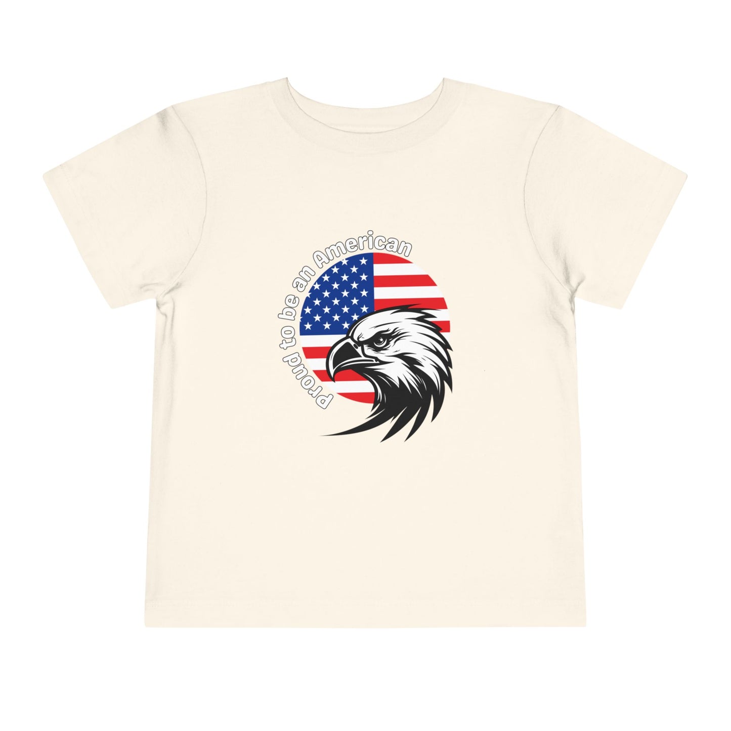'Proud to be an American' Toddler Tee with Eagle Design