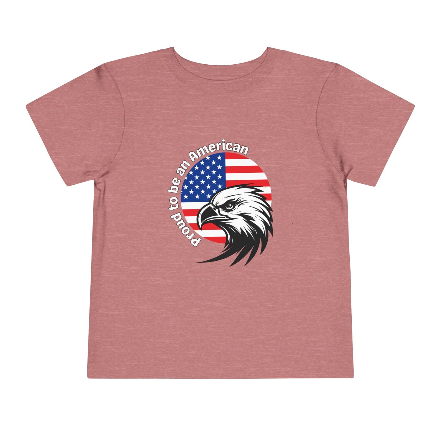 'Proud to be an American' Toddler Tee with Eagle Design