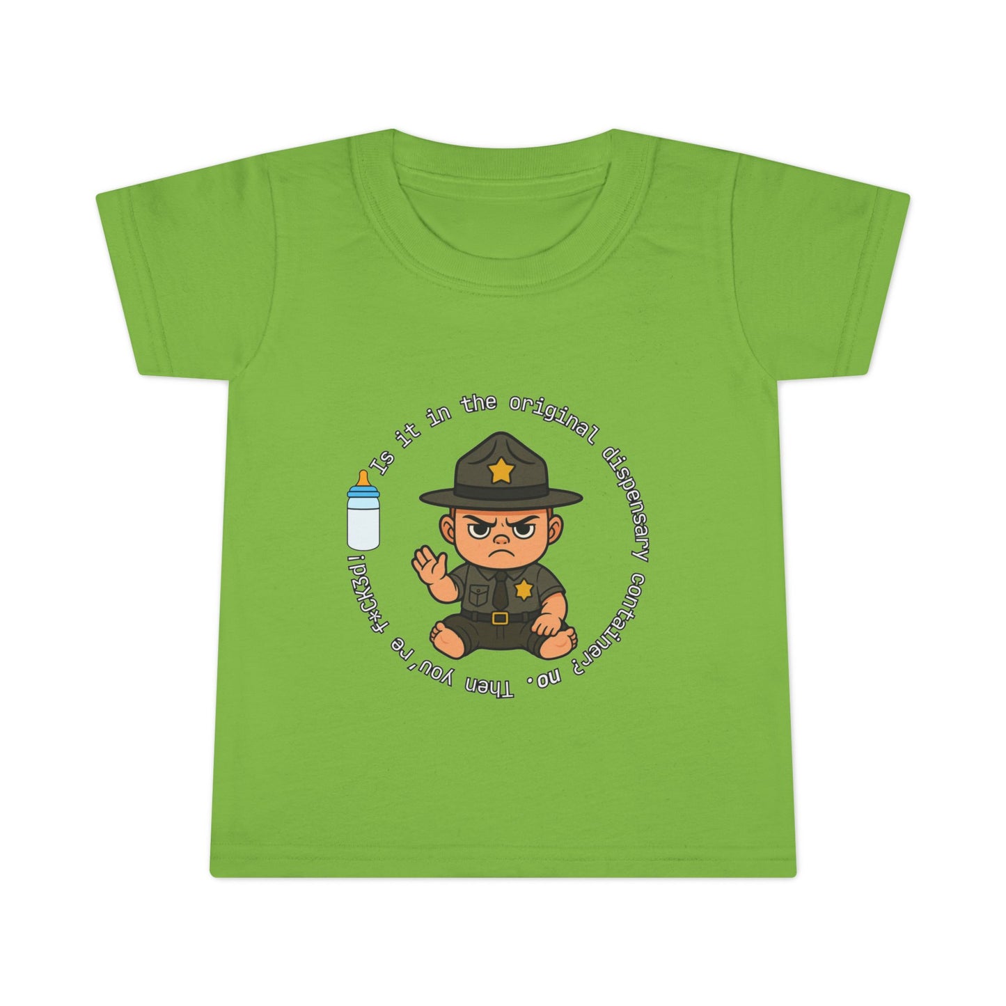 CT Trooper design - Funny Toddler T-shirt, Law Enforcement Humor
