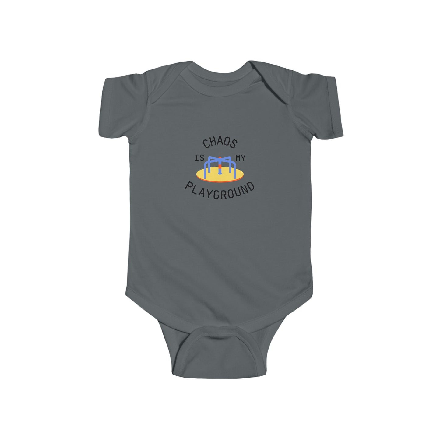 'Chaos is My Playground' Infant Bodysuit - Cute Baby Gift, Baby Shower, Toddler Outfit, Everyday Wear
