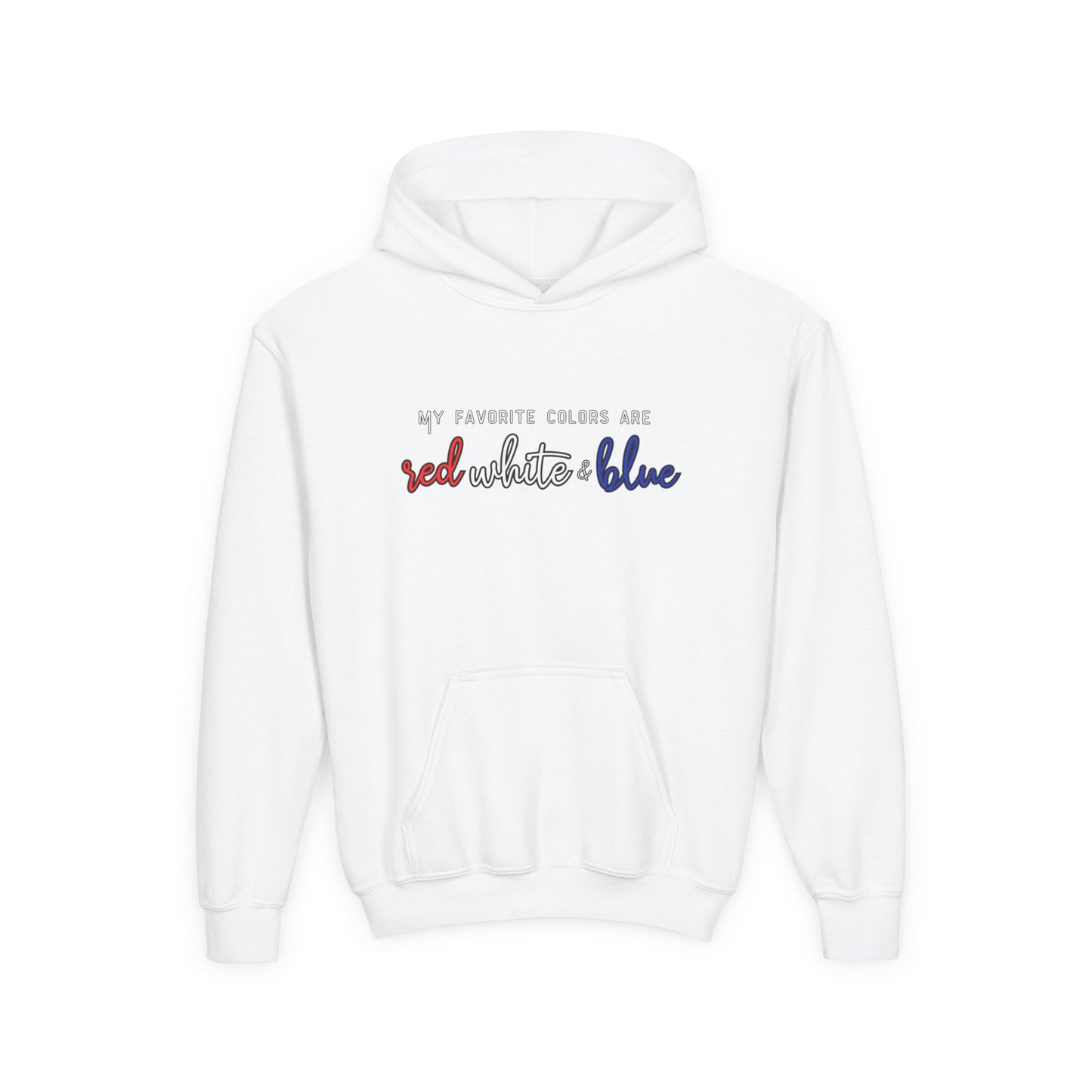 'My Favorite Colors' Youth Hoodie - USA Kids' Apparel