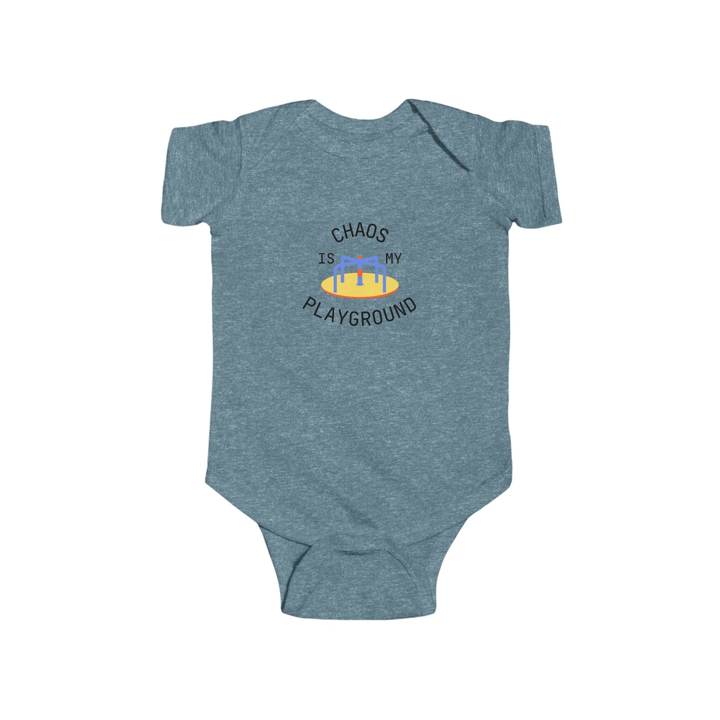 'Chaos is My Playground' Infant Bodysuit - Cute Baby Gift, Baby Shower, Toddler Outfit, Everyday Wear