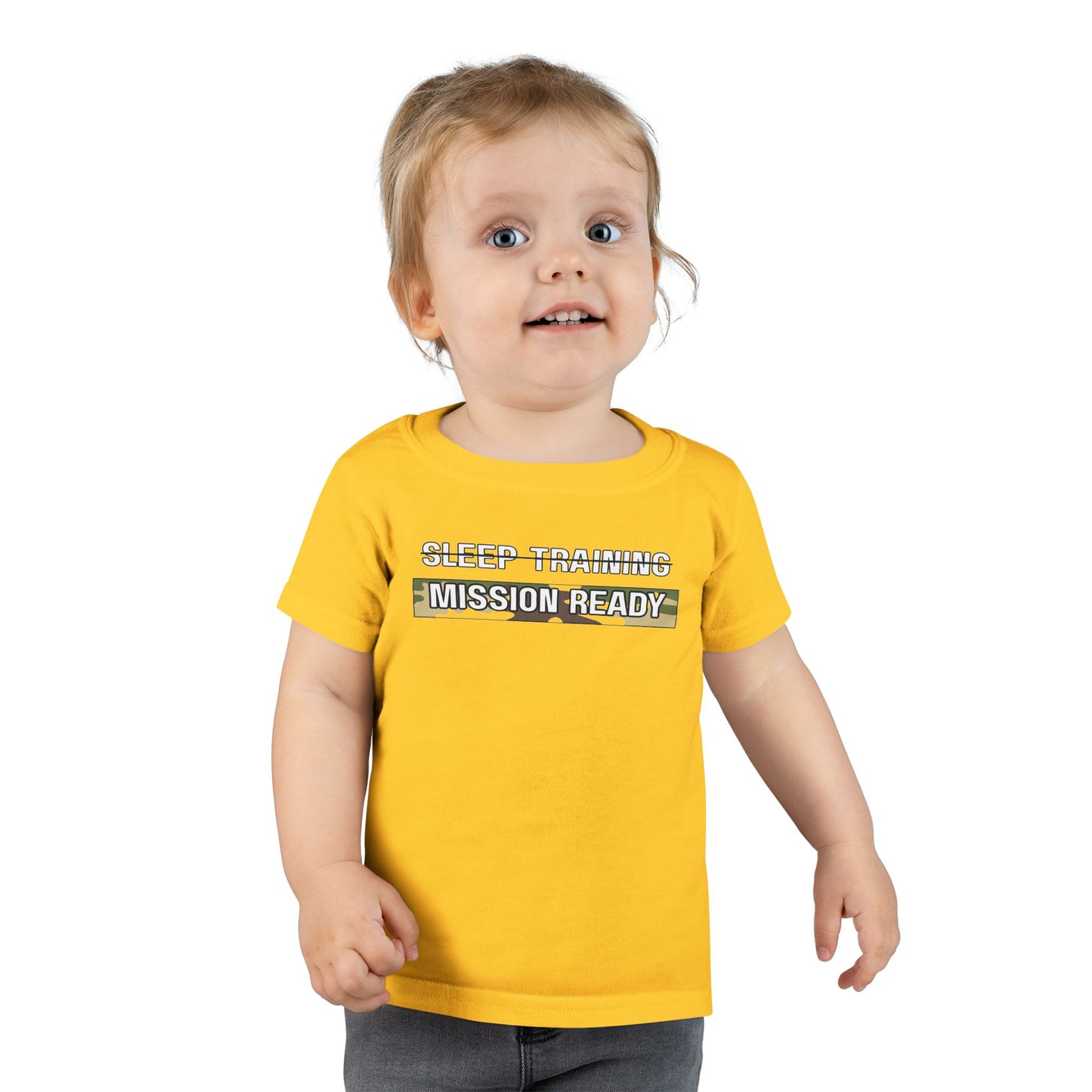 'Mission Ready' Toddler T-Shirt | Fun Sleep Training Tee