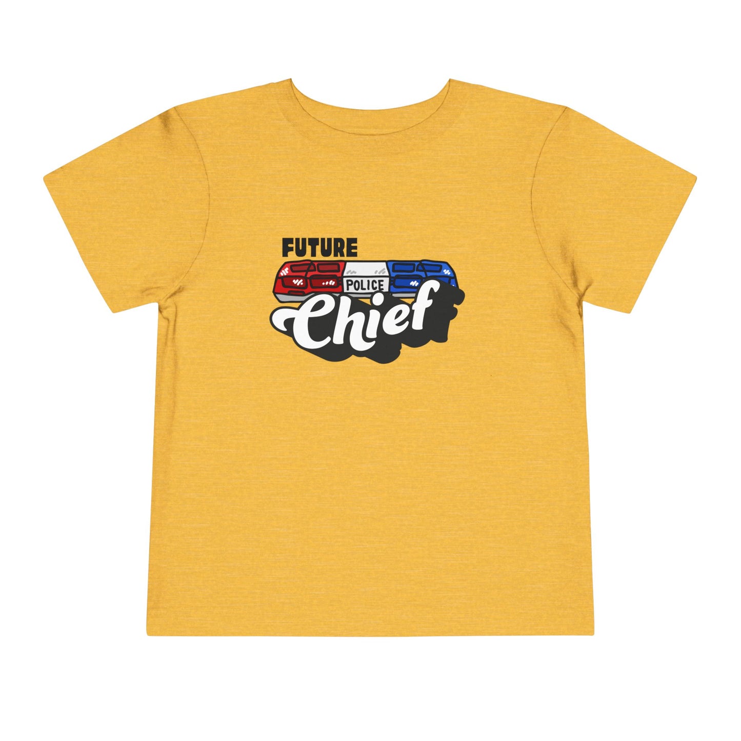 'Future Police Chief' Toddler Tee, Kids Law Enforcement Shirt, Cute Police Officer Outfit, Gift for Aspiring Chief, Toddler Police Tee