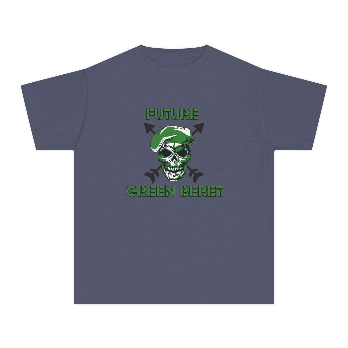 Future Green Beret Youth Midweight Tee - Army Kid Shirt, Military Theme T-Shirt, Kids Graphic Tee, Gift for Young Soldiers