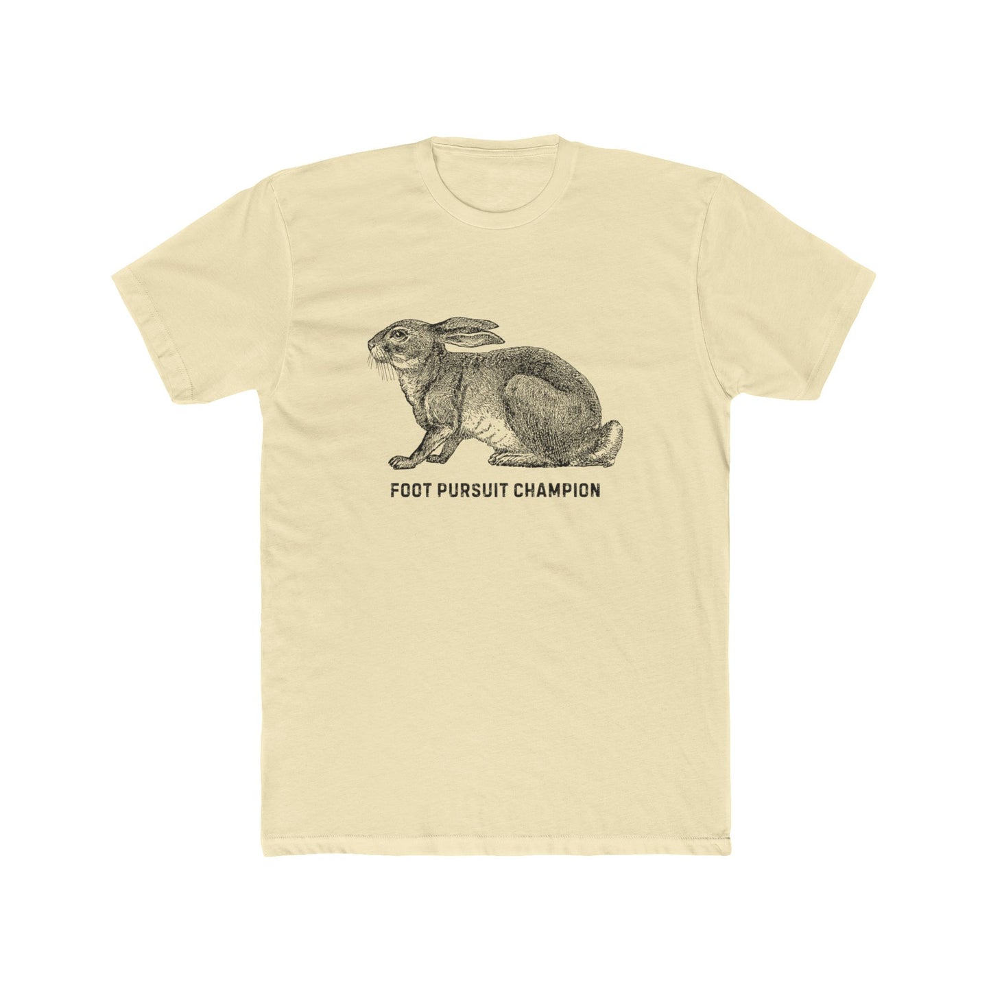 Unisex Cotton Crew Tee -Foot Pursuit Champion Design