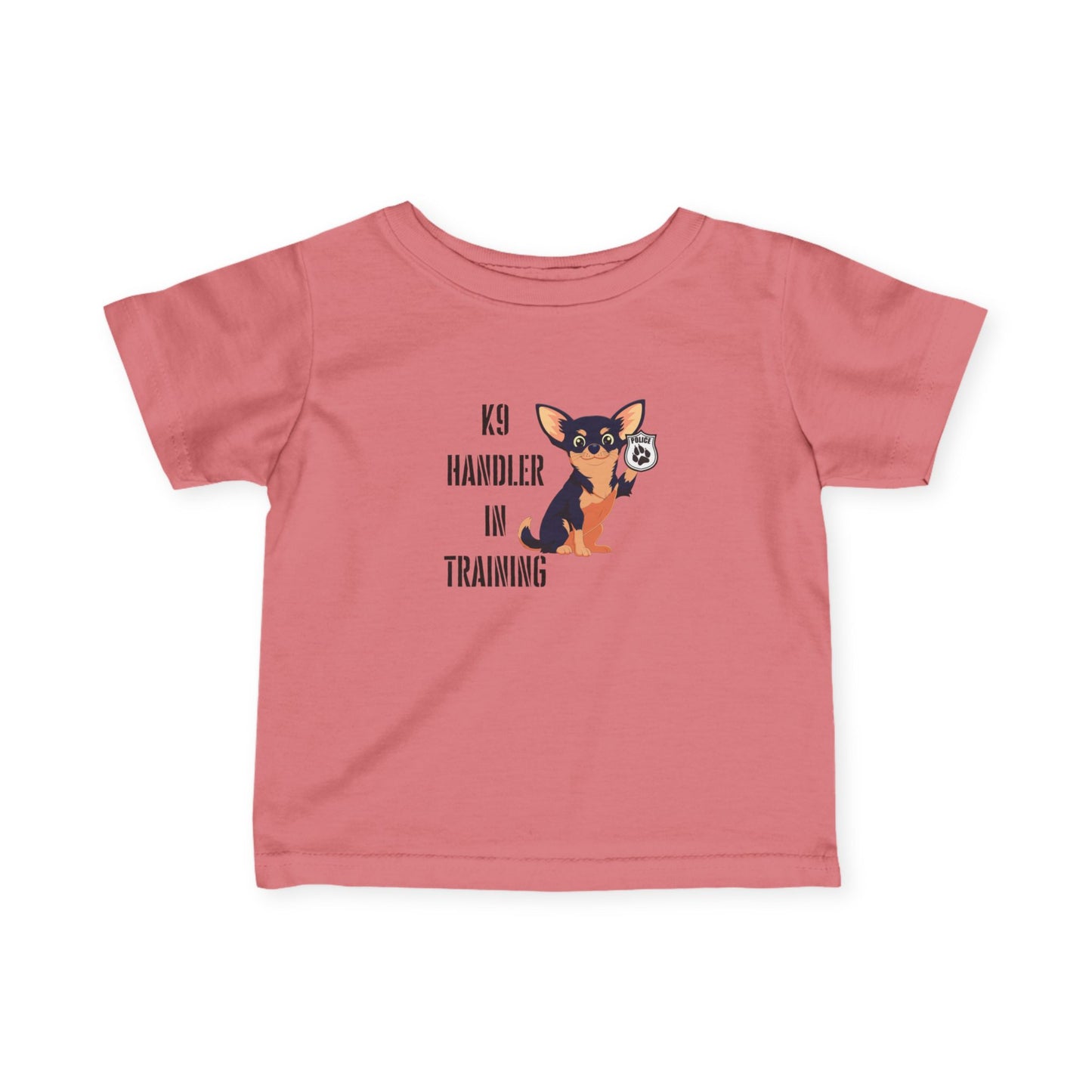 K9 Handler Infant Tee - Adorable Pet Training Shirt for Toddlers, Cute Dog Lover Gift, Baby Shower Gift, Animal Training Tee