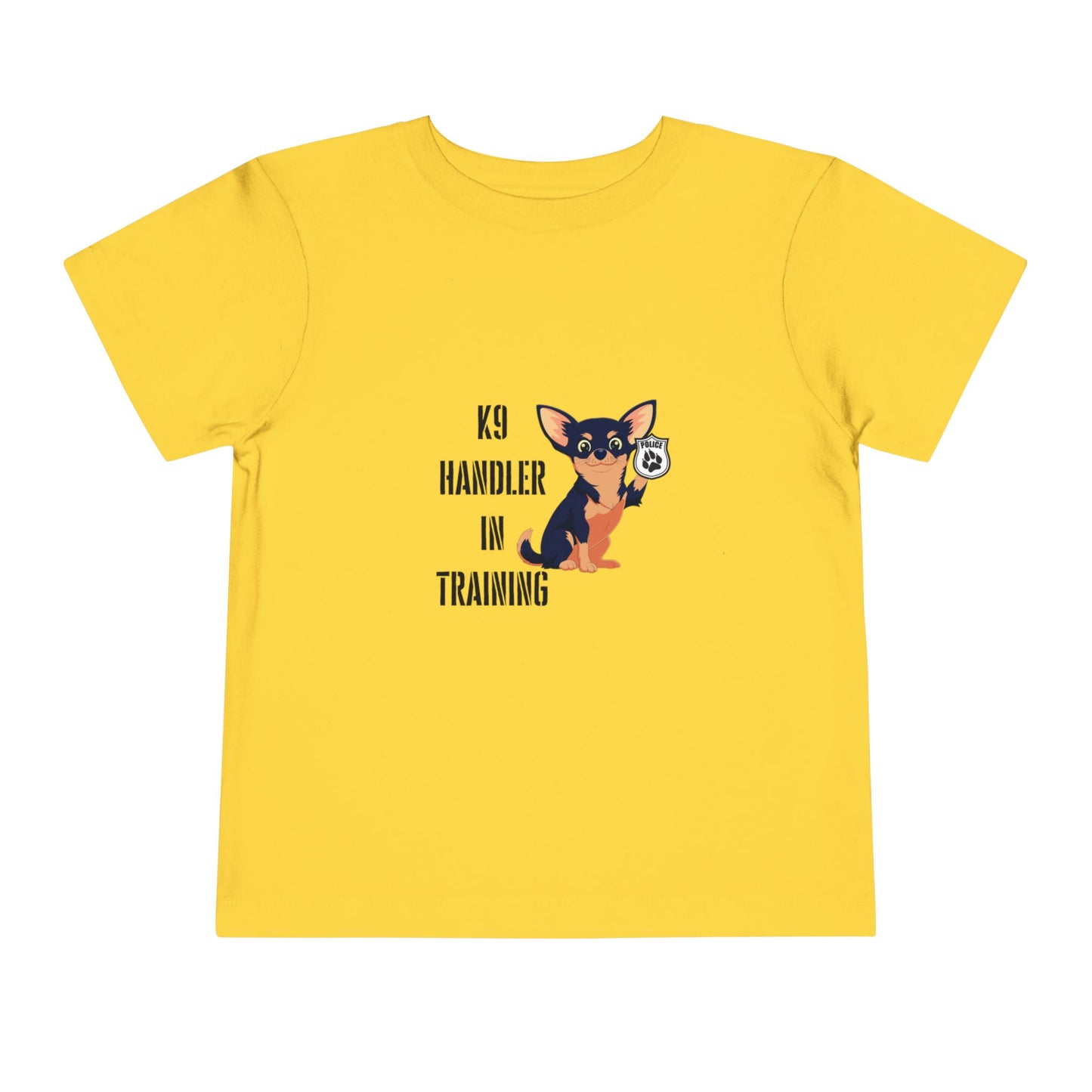 K9 Handler  in Training Toddler Tee - Cute Dog Shirt, Pet Training Gift, Kids Animal Lover Top, Birthday Present for Boys and Girls