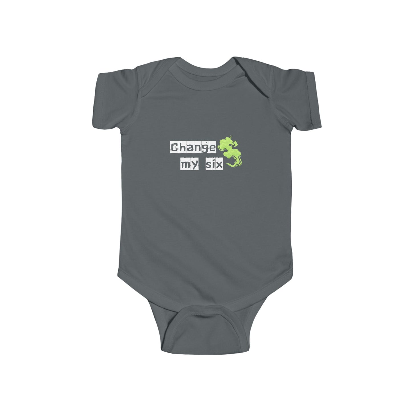 'Change my Six' Funny Infant Bodysuit, Baby Shower Gift, Cute Baby Clothes, Toddler Outfit, Change My Six Onesie