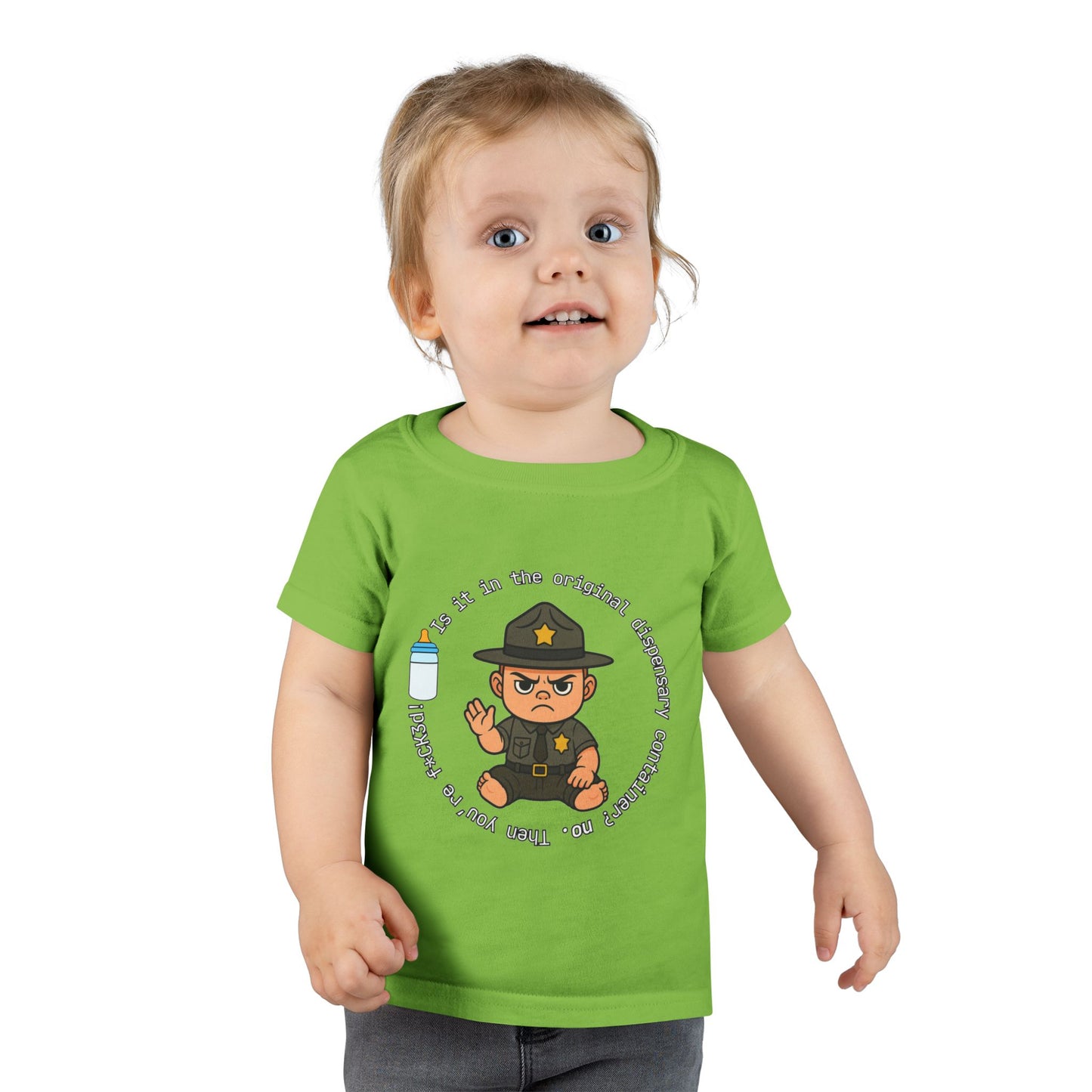 CT Trooper design - Funny Toddler T-shirt, Law Enforcement Humor