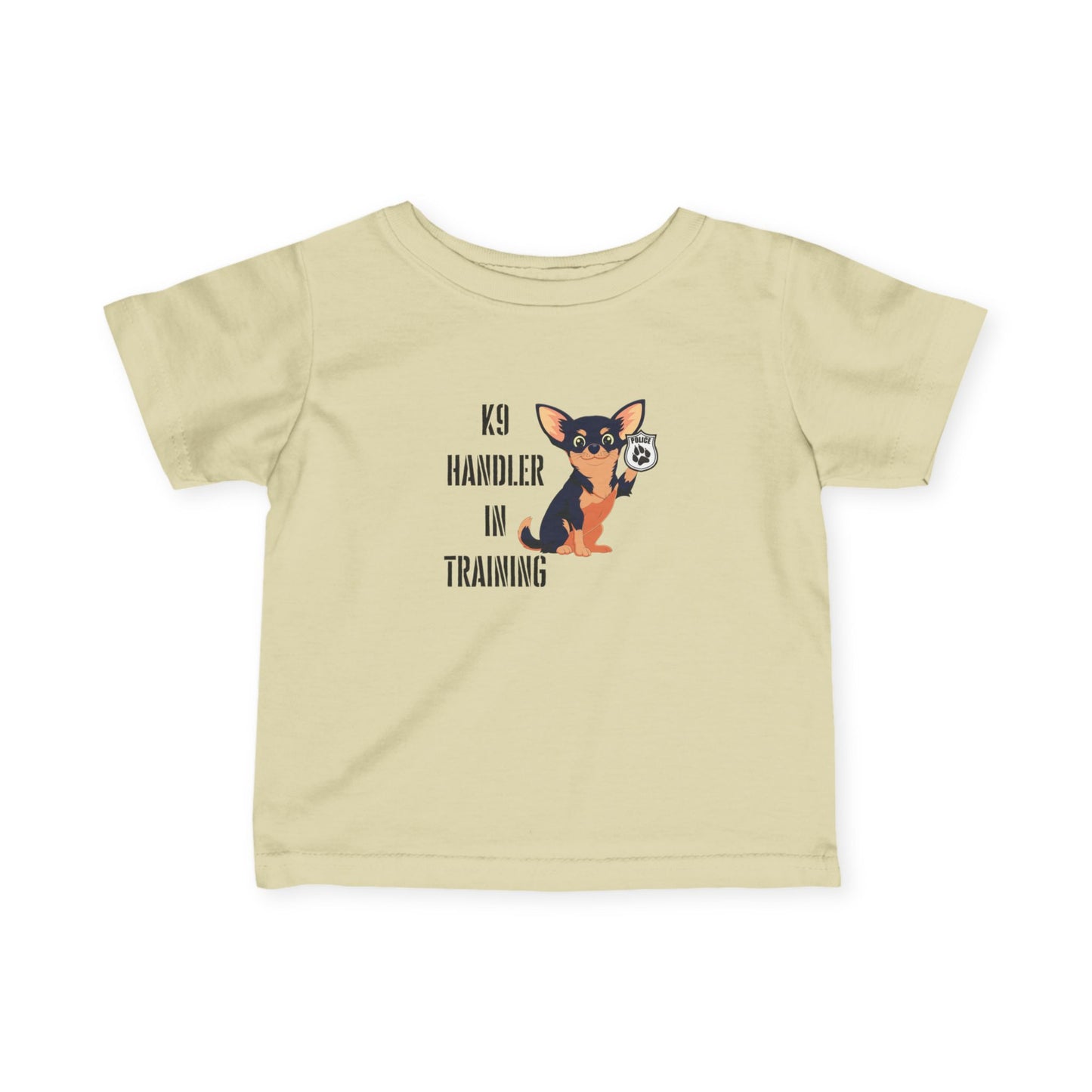 K9 Handler Infant Tee - Adorable Pet Training Shirt for Toddlers, Cute Dog Lover Gift, Baby Shower Gift, Animal Training Tee