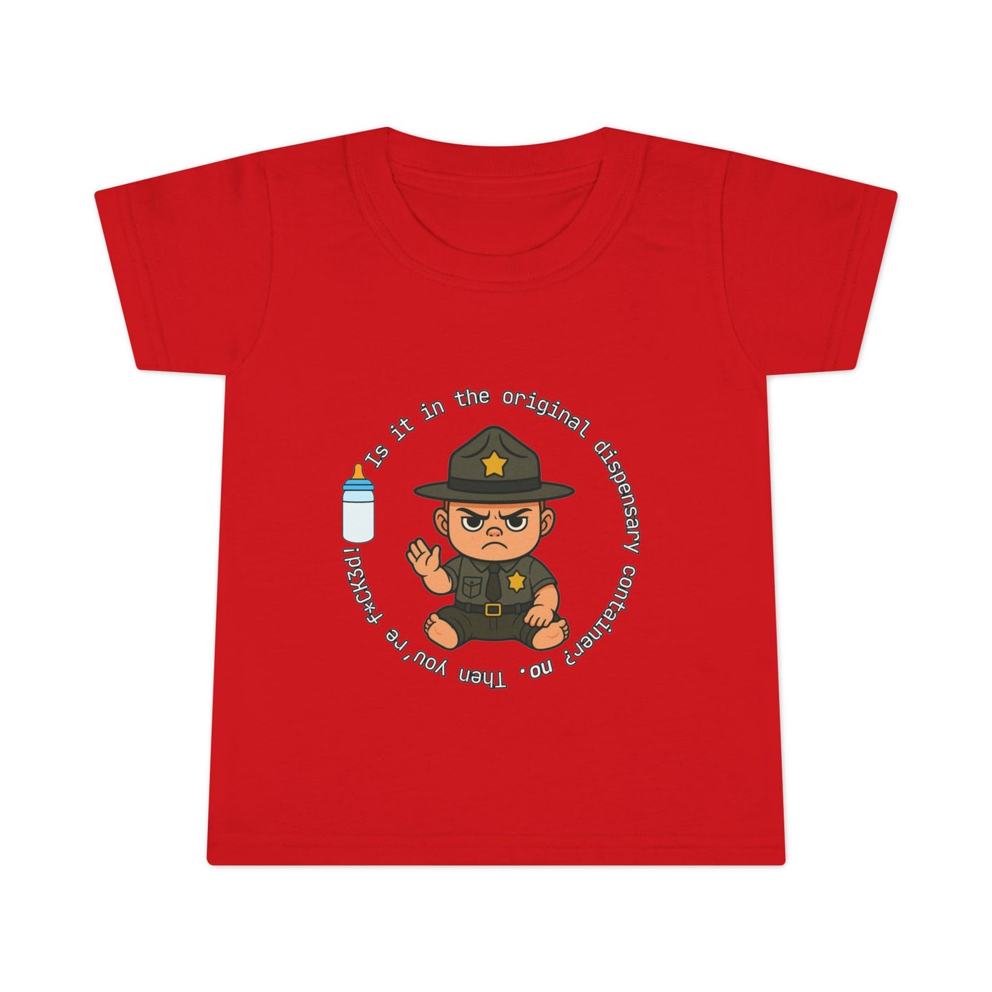 CT Trooper design - Funny Toddler T-shirt, Law Enforcement Humor