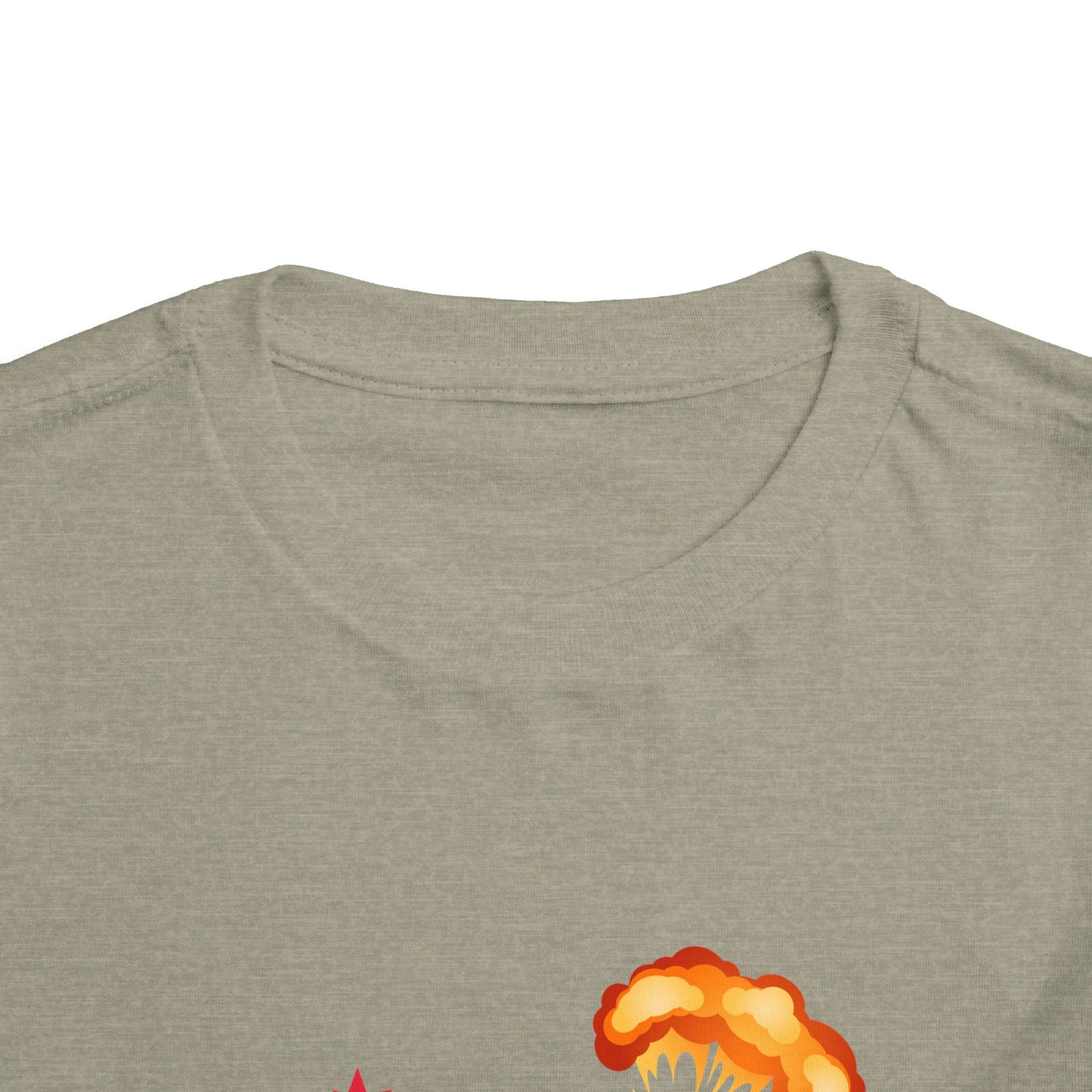 Toddler Short Sleeve Tee with Fun Explosive Design, Kids Gift, Birthday Shirt, Cute Casual Wear, Playtime Tee, Nursery Art