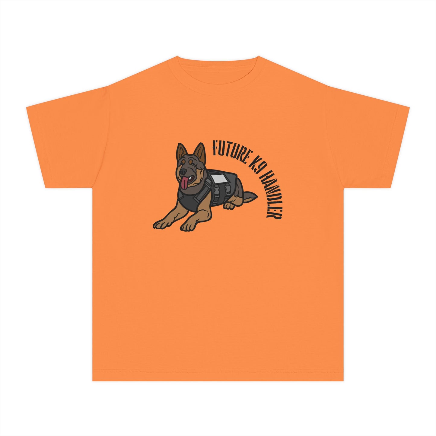 Future K9 Handler Youth Midweight T-Shirt, Dog Lover Gift, Kids Tee, Training Apparel, Animal Enthusiast Clothing