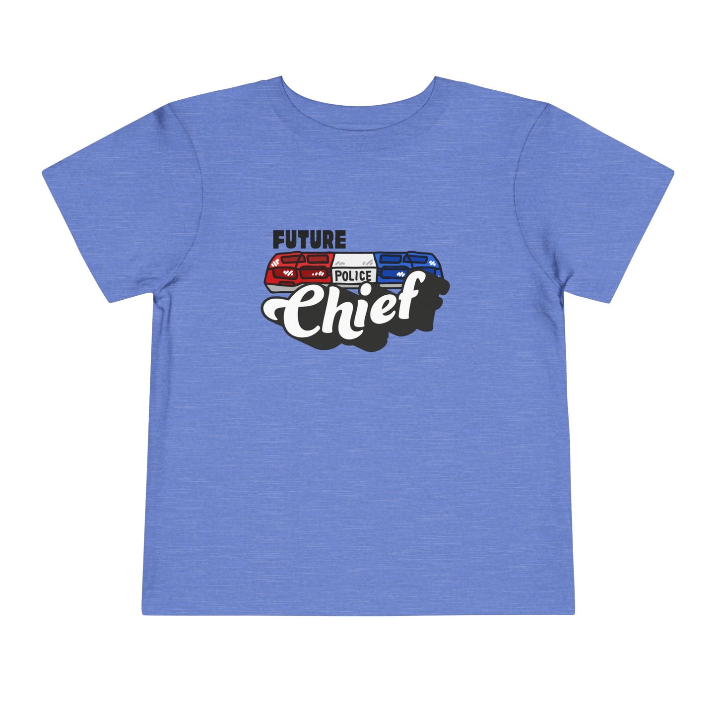 'Future Police Chief' Toddler Tee, Kids Law Enforcement Shirt, Cute Police Officer Outfit, Gift for Aspiring Chief, Toddler Police Tee