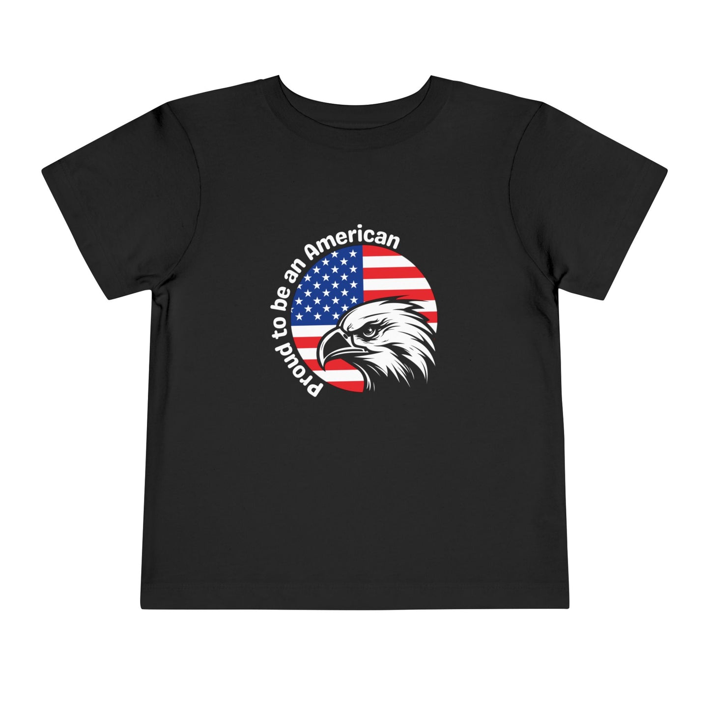 'Proud to be an American' Toddler Tee with Eagle Design