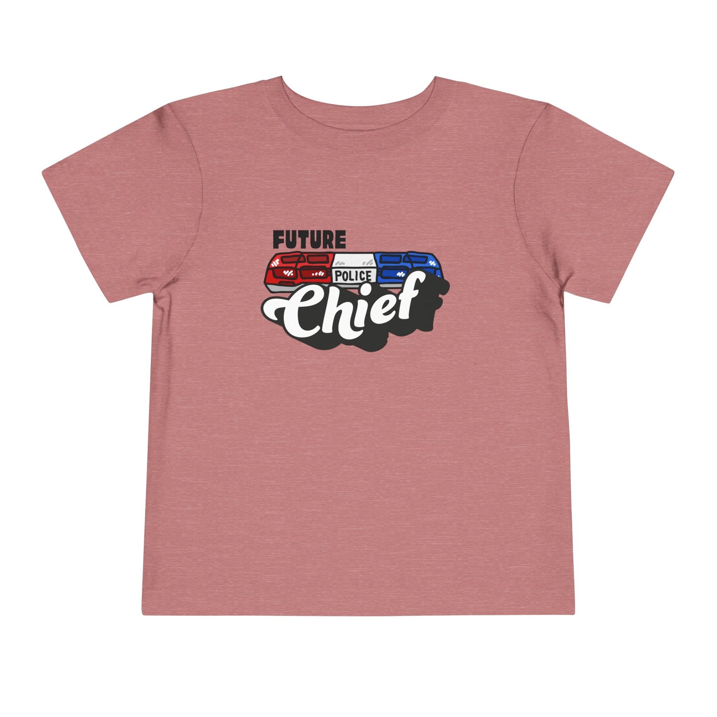 'Future Police Chief' Toddler Tee, Kids Law Enforcement Shirt, Cute Police Officer Outfit, Gift for Aspiring Chief, Toddler Police Tee