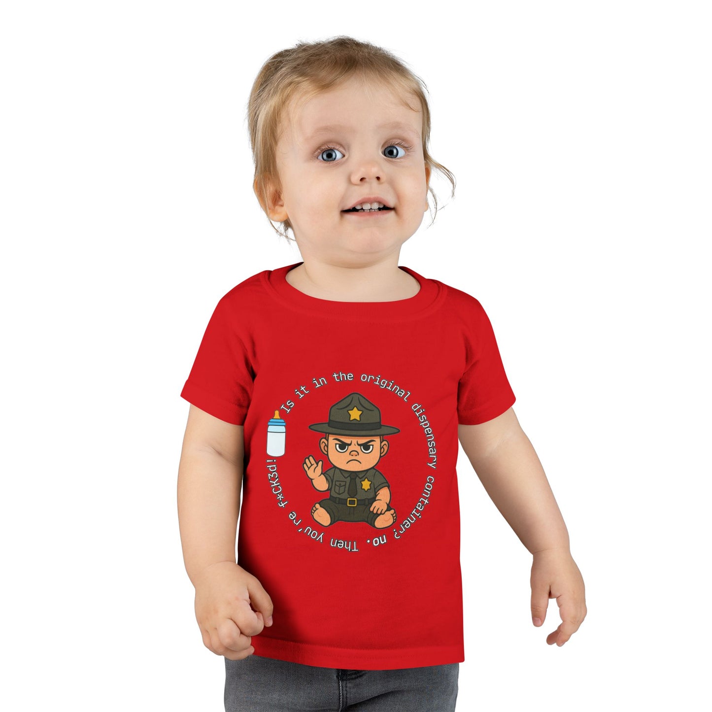 CT Trooper design - Funny Toddler T-shirt, Law Enforcement Humor