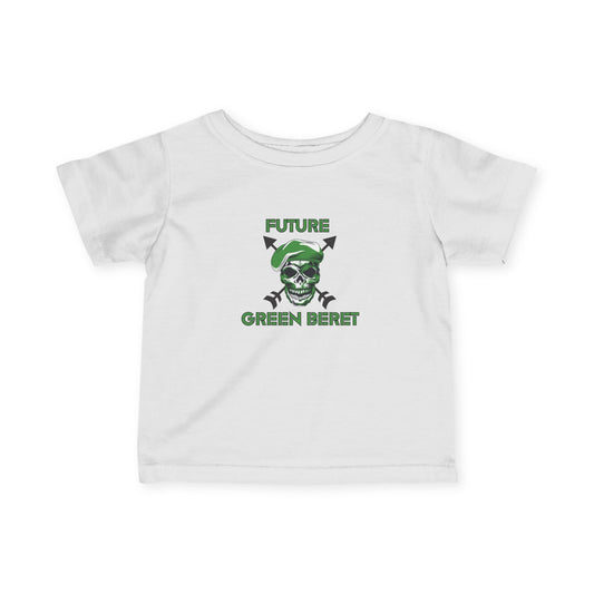 Future Green Beret Infant Tee, Baby Military Shirt, Toddler Army Tee, Gift for New Parents, Cute Baby Clothes