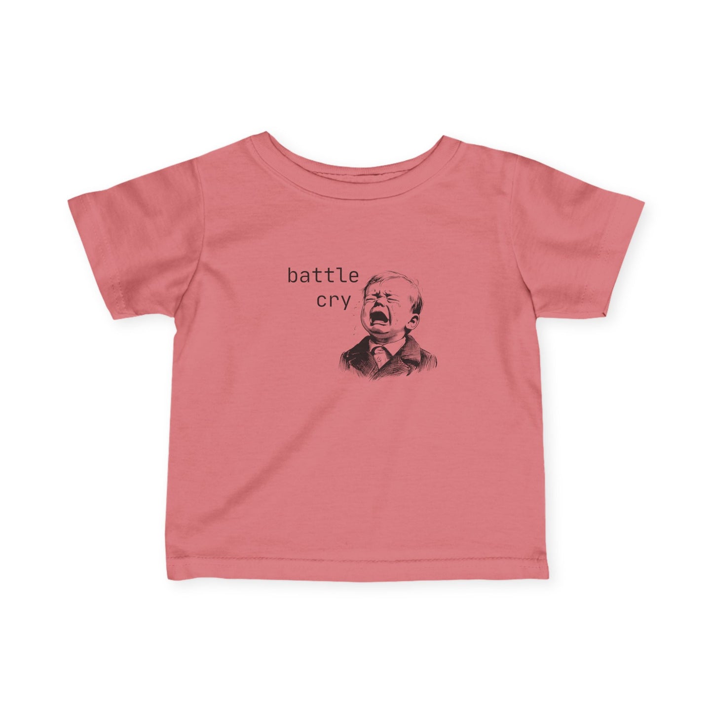 Battle Cry Infant Tee, Cute Baby Shirt, Funny Toddler Top, Unique Gift for Kids, Baby Shower Present, Baby Clothes