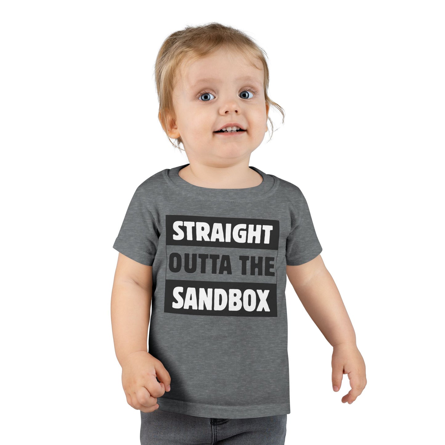'Straight Outta the Sandbox' - Cool Toddler T-Shirt