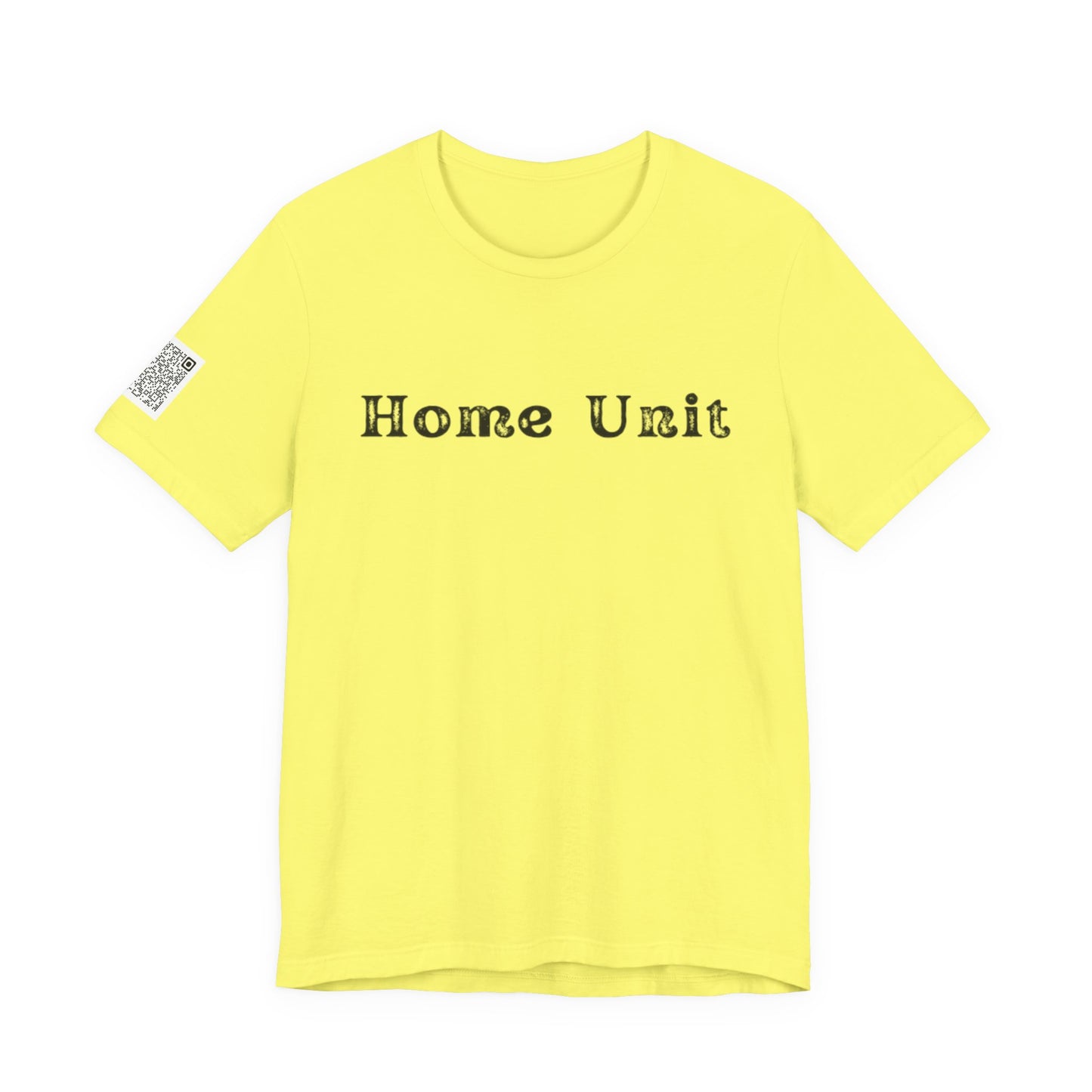 'Live for What You'd Die For' Inspiring Unisex Jersey Short Sleeve Tee, Motivational Shirt, Casual Wear with Home Unit QR code sleeve