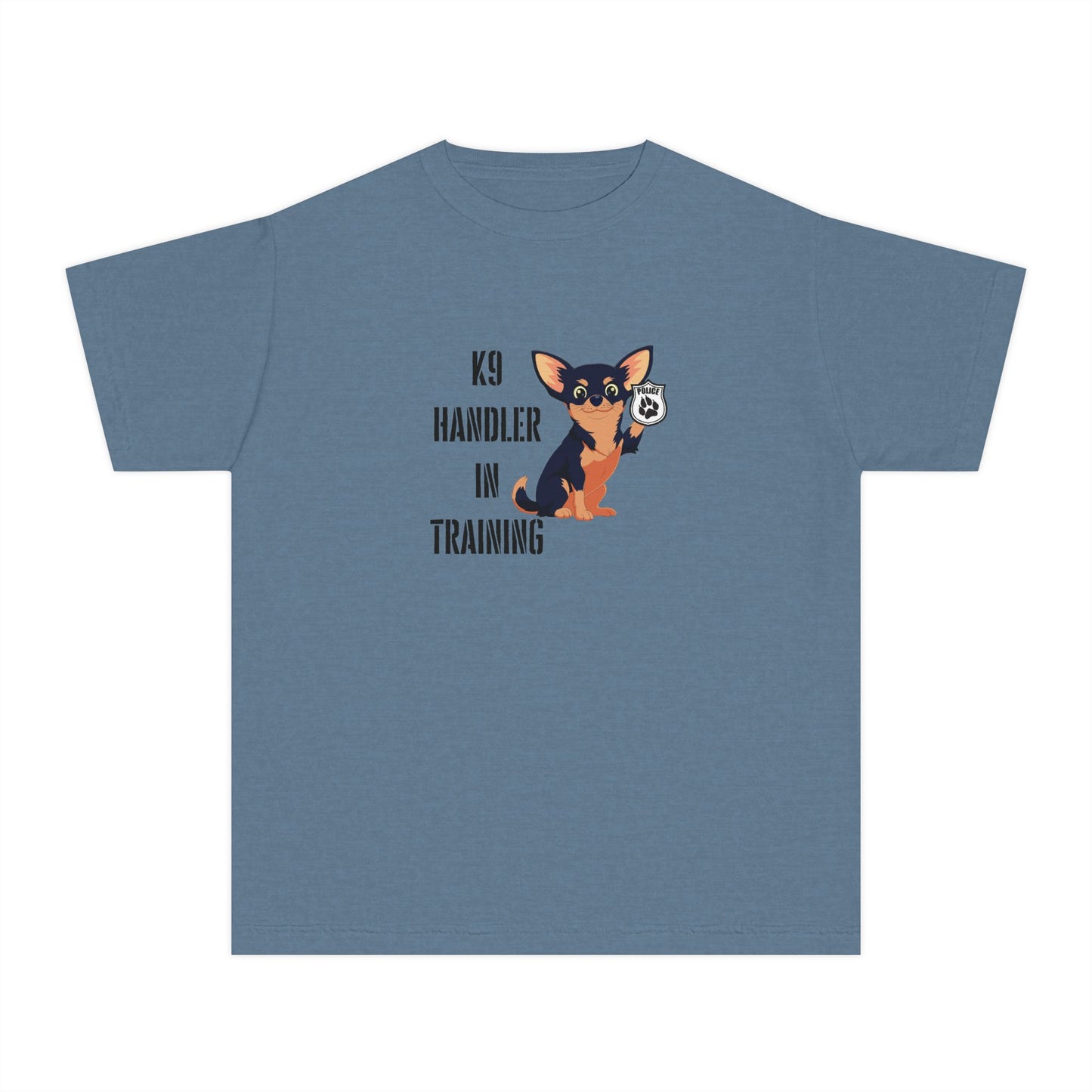 'K9 Handler in Training' Youth Tee, Dog Training Shirt, Gift for Dog Lovers, Youth Costume, Animal Handler Apparel