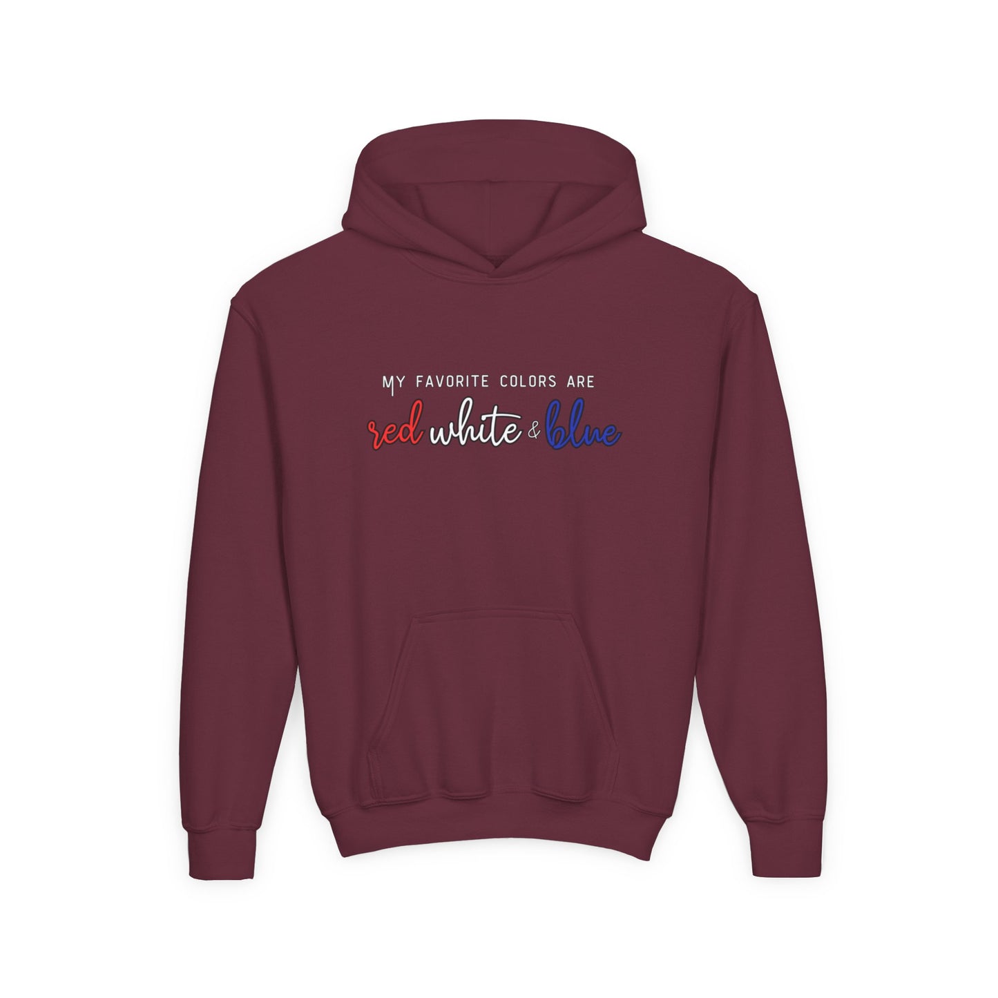 'My Favorite Colors' Youth Hoodie - USA Kids' Apparel