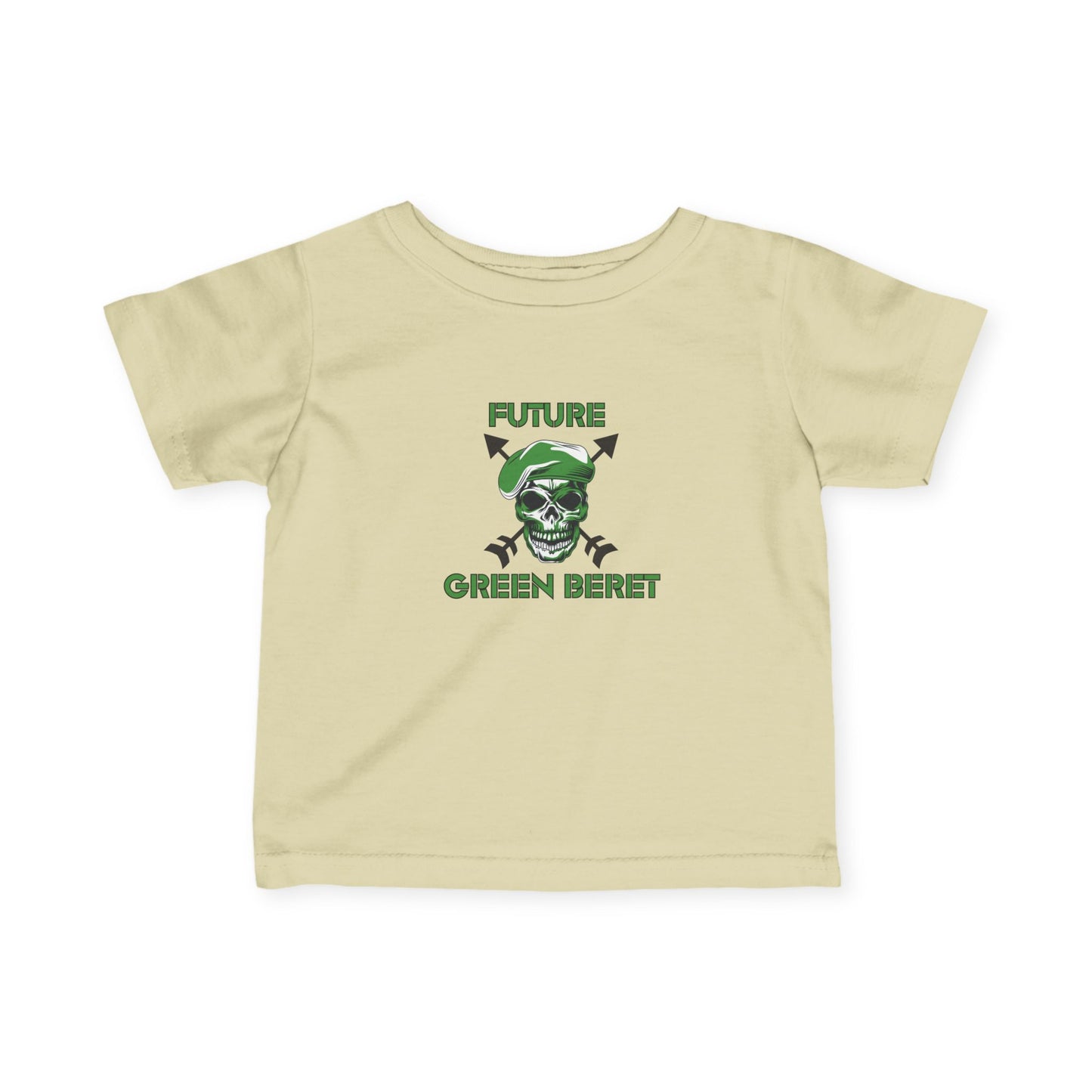 Future Green Beret Infant Tee, Baby Military Shirt, Toddler Army Tee, Gift for New Parents, Cute Baby Clothes