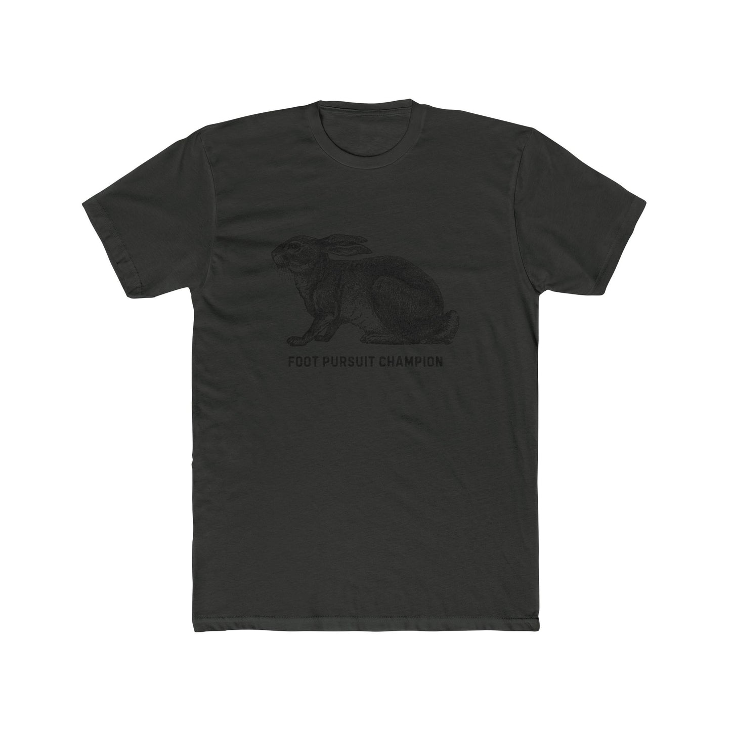 Unisex Cotton Crew Tee -Foot Pursuit Champion Design