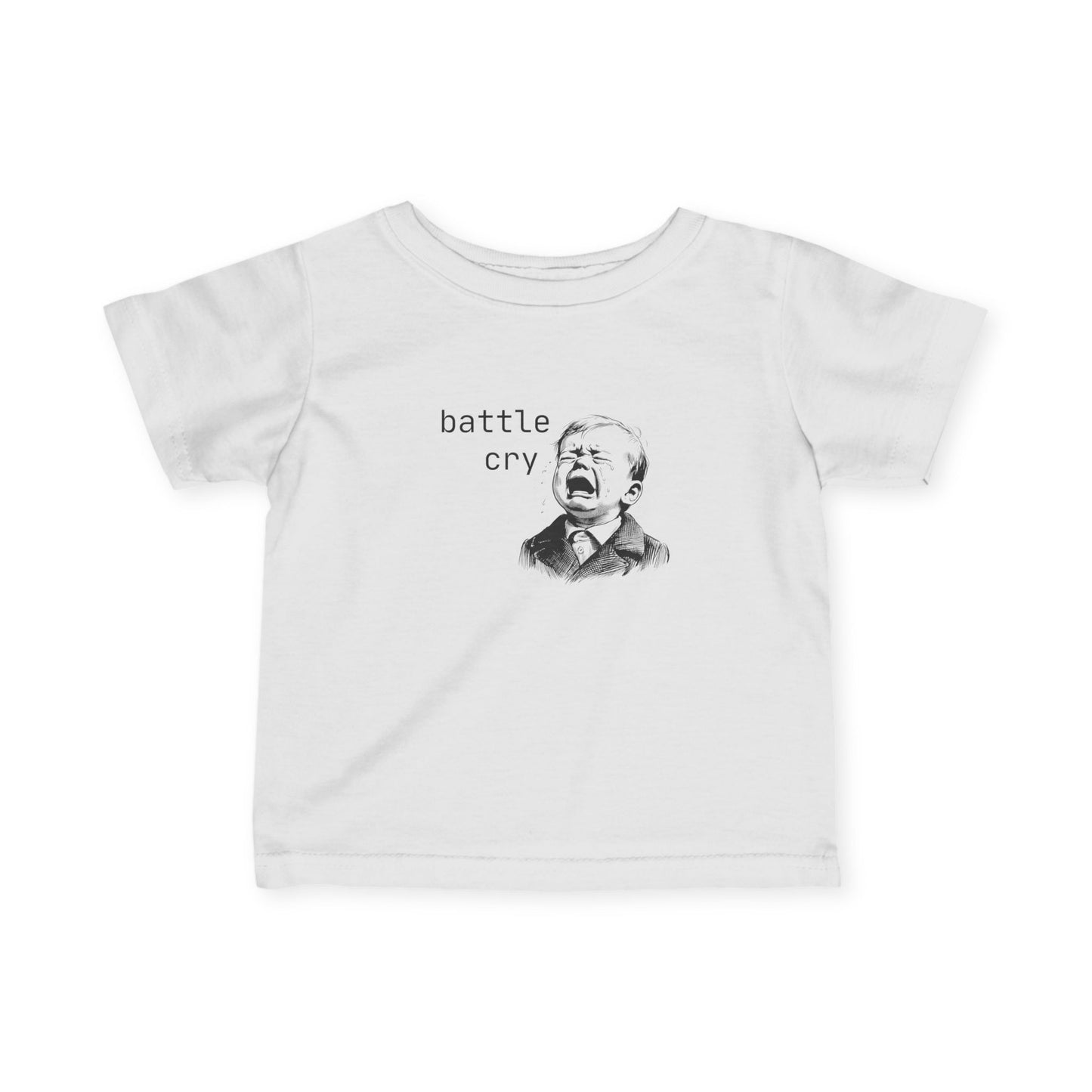 Battle Cry Infant Tee, Cute Baby Shirt, Funny Toddler Top, Unique Gift for Kids, Baby Shower Present, Baby Clothes