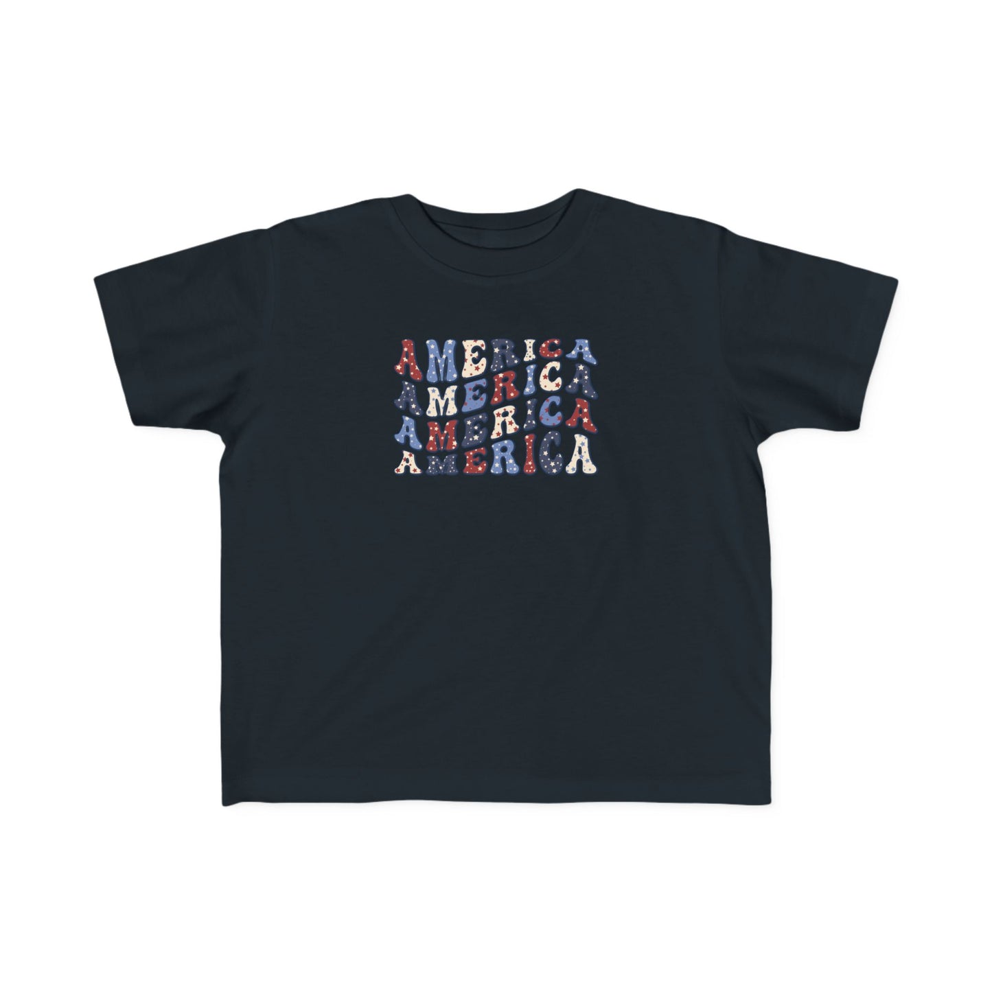 'America' Toddler Tee, Independence Day Shirt, Kids USA T-Shirt, Patriotic Baby Clothes, 4th of July Outfit, Toddler Gift