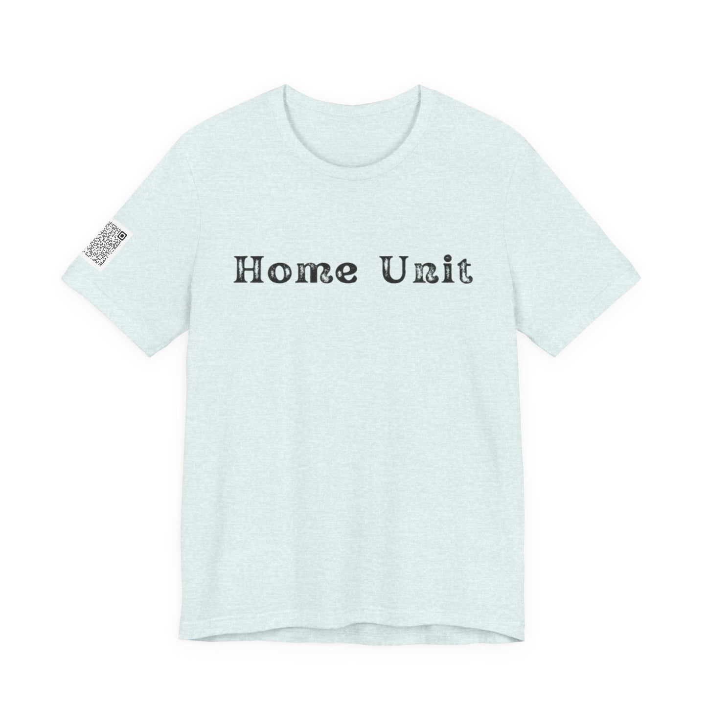 'Live for What You'd Die For' Inspiring Unisex Jersey Short Sleeve Tee, Motivational Shirt, Casual Wear with Home Unit QR code sleeve