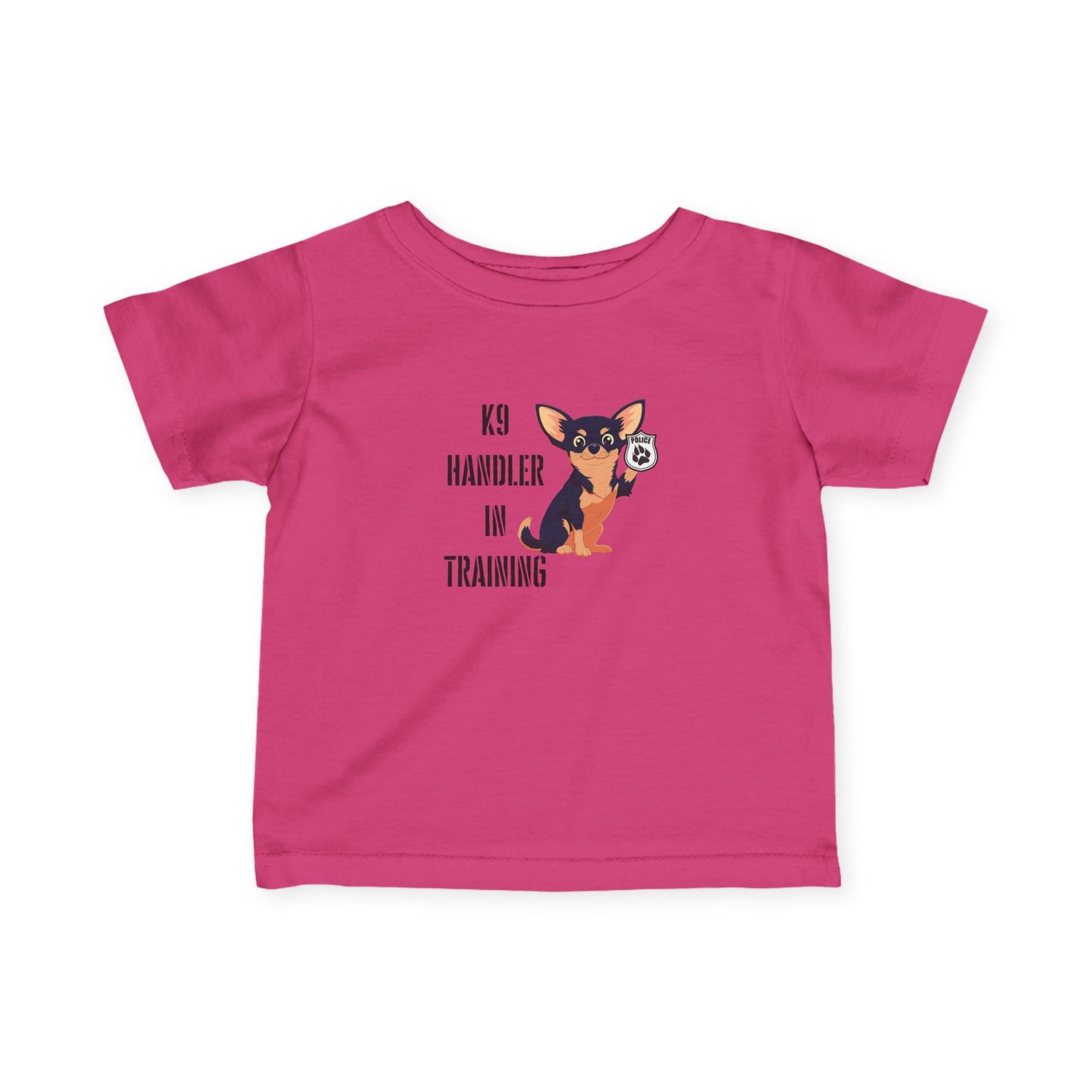 K9 Handler Infant Tee - Adorable Pet Training Shirt for Toddlers, Cute Dog Lover Gift, Baby Shower Gift, Animal Training Tee