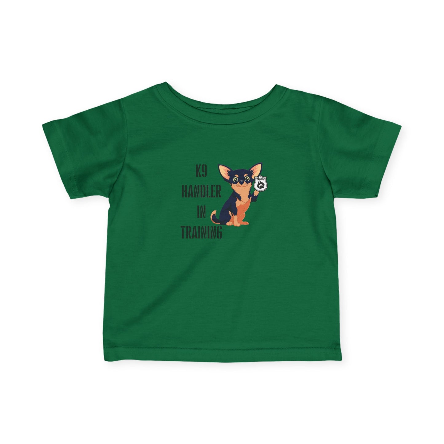 K9 Handler Infant Tee - Adorable Pet Training Shirt for Toddlers, Cute Dog Lover Gift, Baby Shower Gift, Animal Training Tee