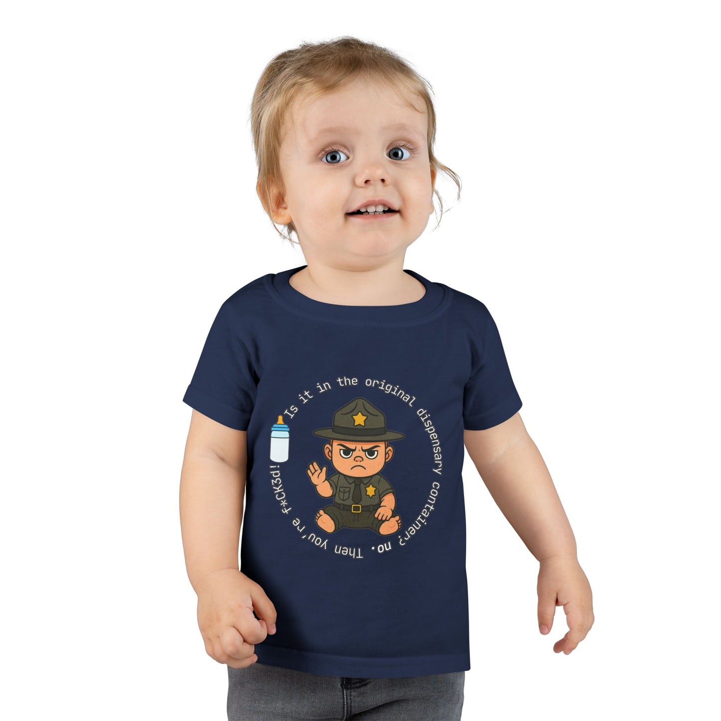 CT Trooper design - Funny Toddler T-shirt, Law Enforcement Humor