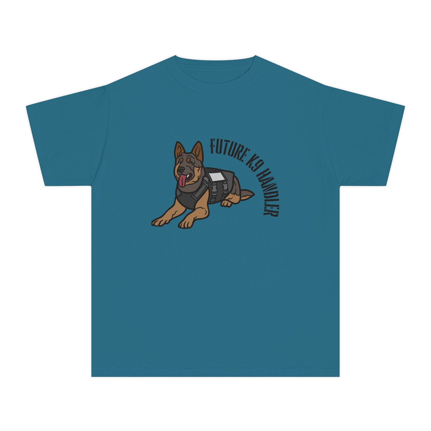 Future K9 Handler Youth Midweight T-Shirt, Dog Lover Gift, Kids Tee, Training Apparel, Animal Enthusiast Clothing