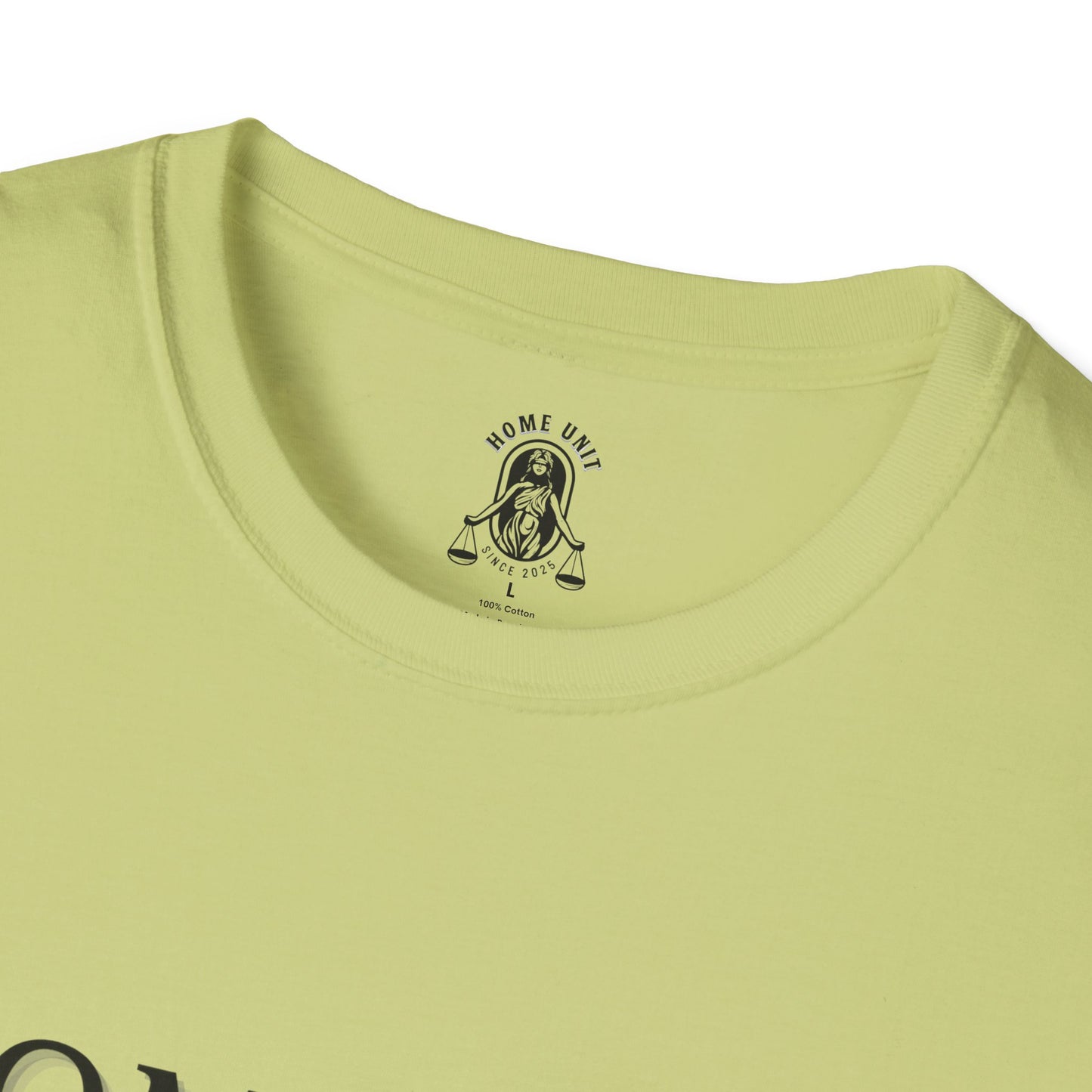 'Let this be it' Home Unit Sign Unisex Softstyle T-Shirt | Positive Vibes Tee, Motivational Shirt